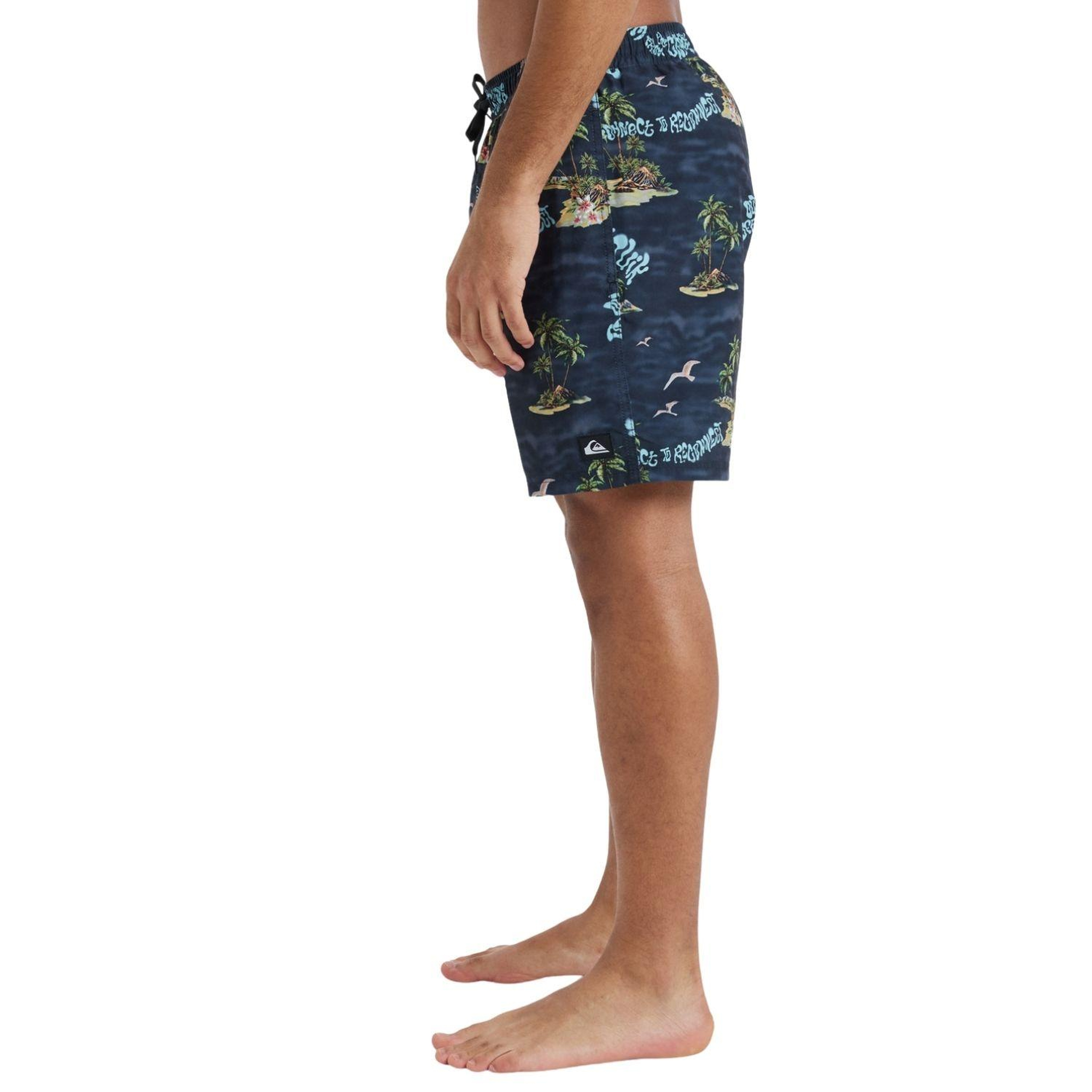 Quiksilver Everyday Straight Volley 17 Erkek Siyah Volley Short