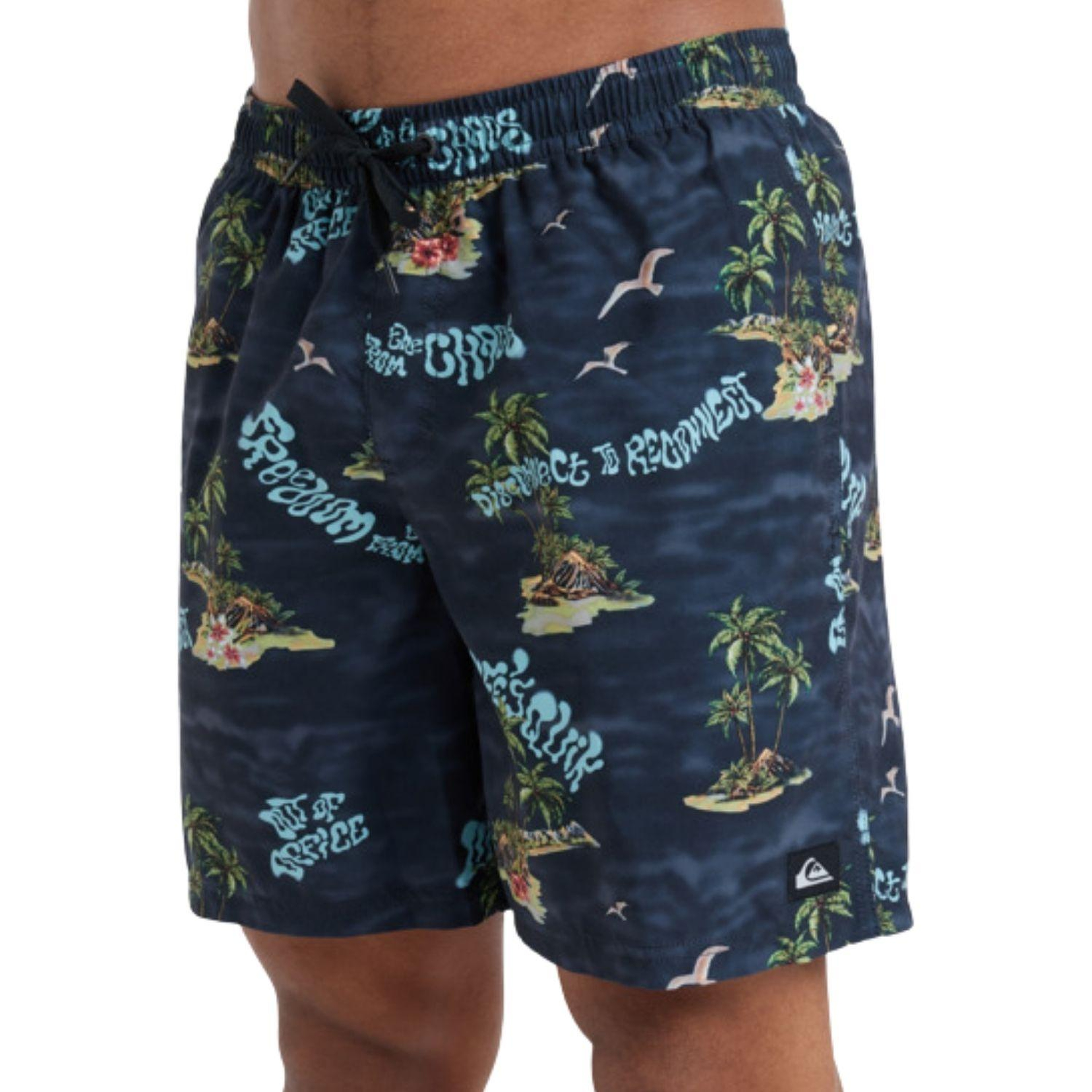 Quiksilver Everyday Straight Volley 17 Erkek Siyah Volley Short
