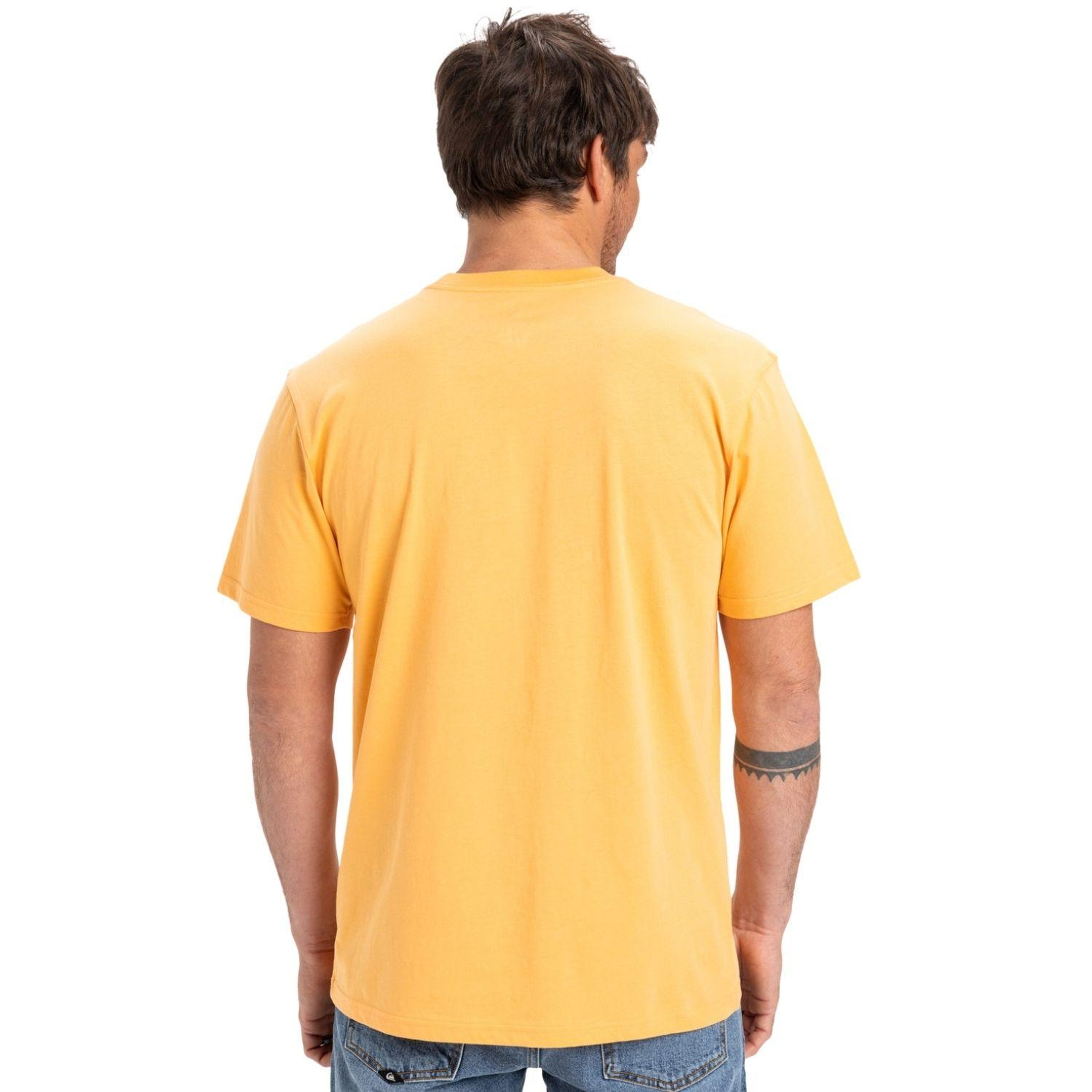 Quiksilver Ev Mini Logo Erkek Sarı Tişört