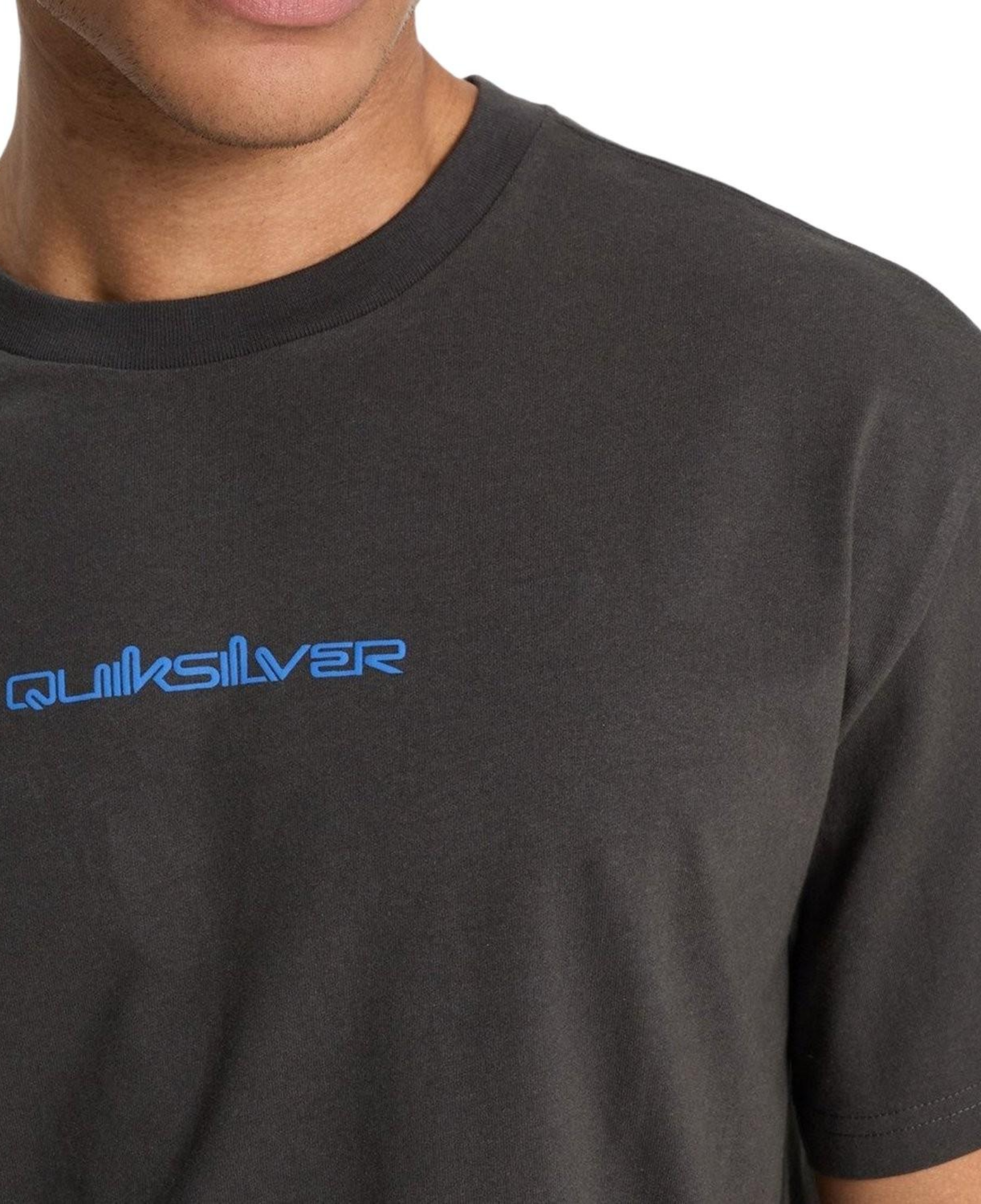 Quiksilver Fractured Wave Erkek Siyah Tişört