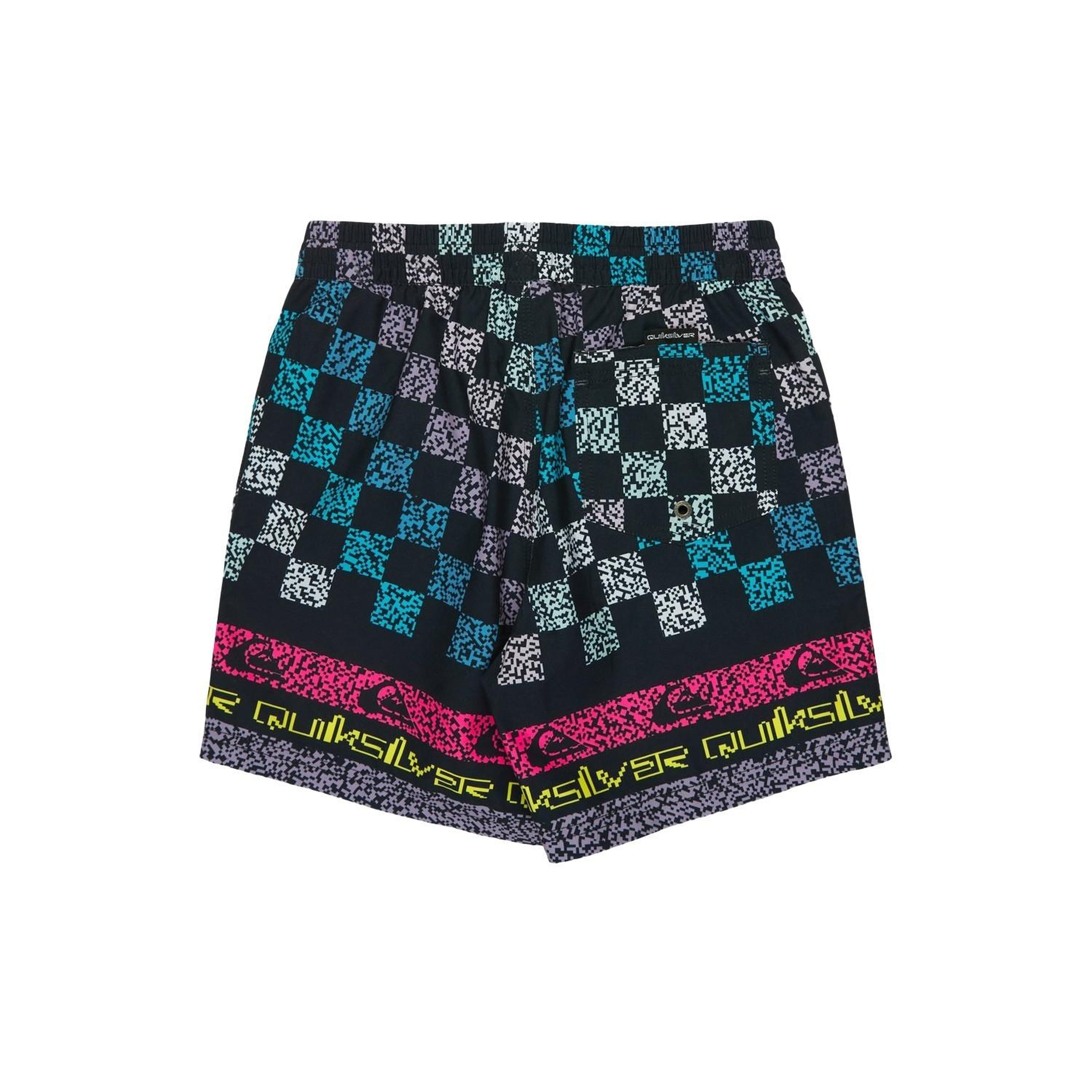 Quiksilver Evd Printed Erkek Çocuk Siyah Volley Short