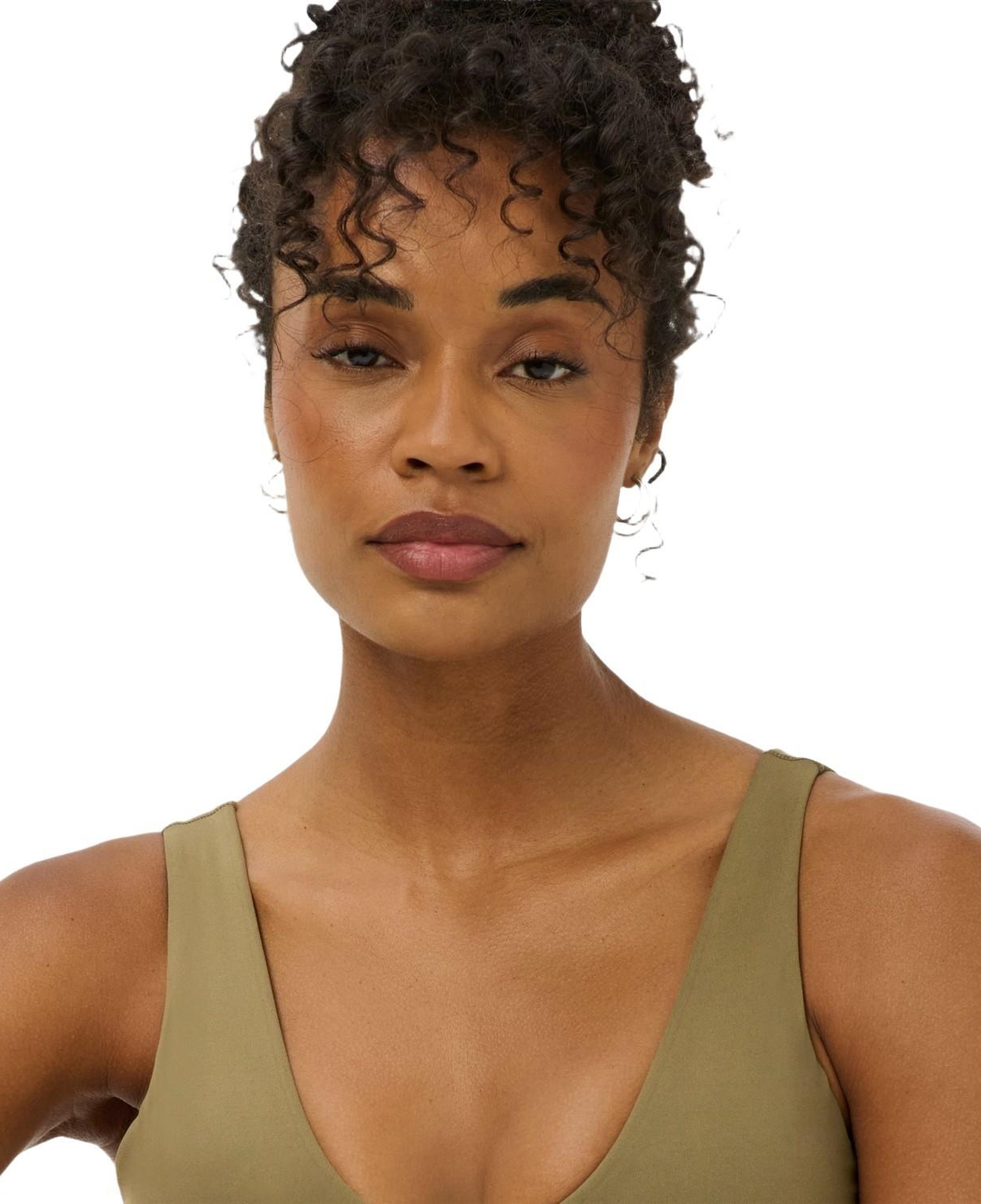 Sweaty Betty Ultimate Studio Voop Bra Kadın Kahverengi Fitness Bra