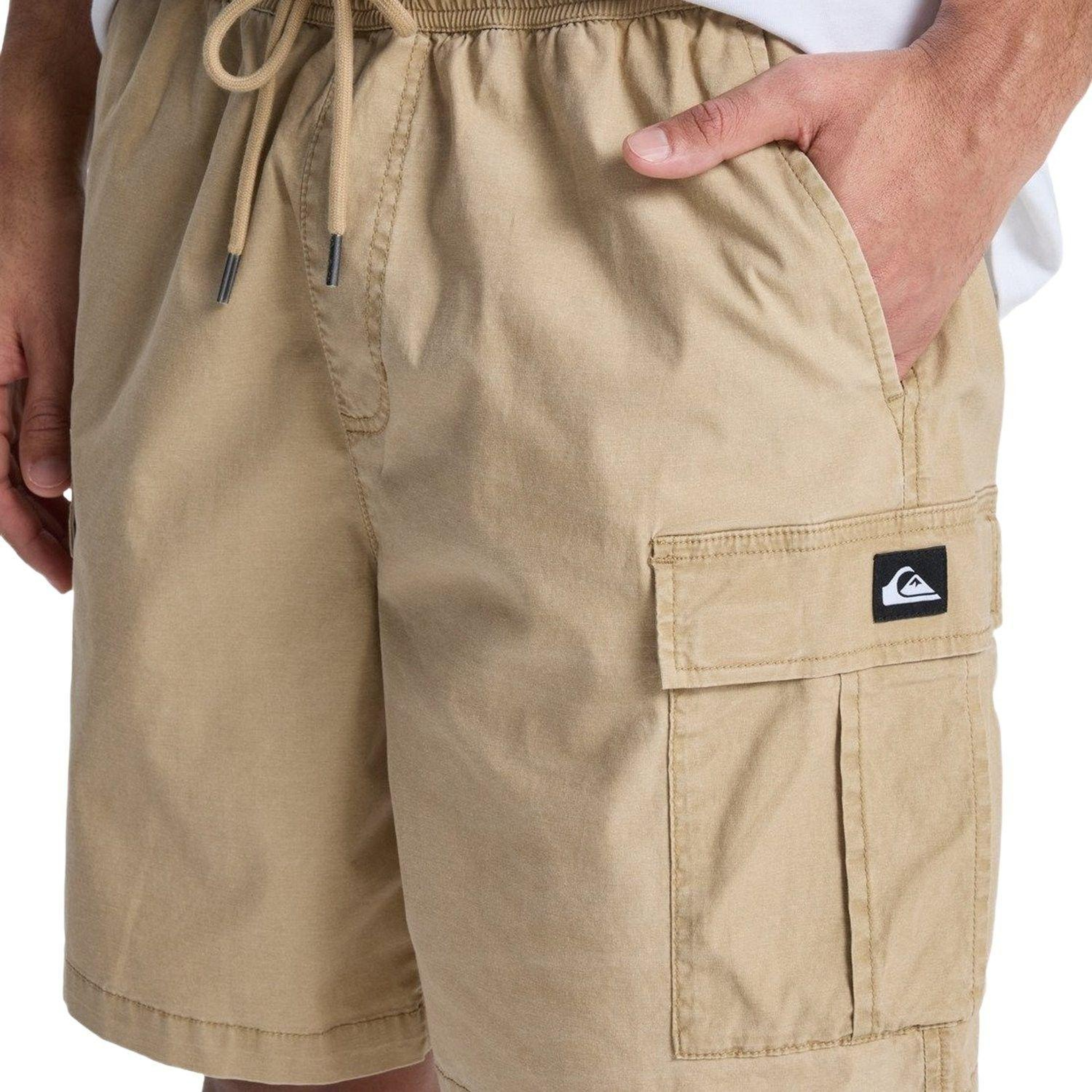 Quiksilver Taxercargows Erkek Bej Şort