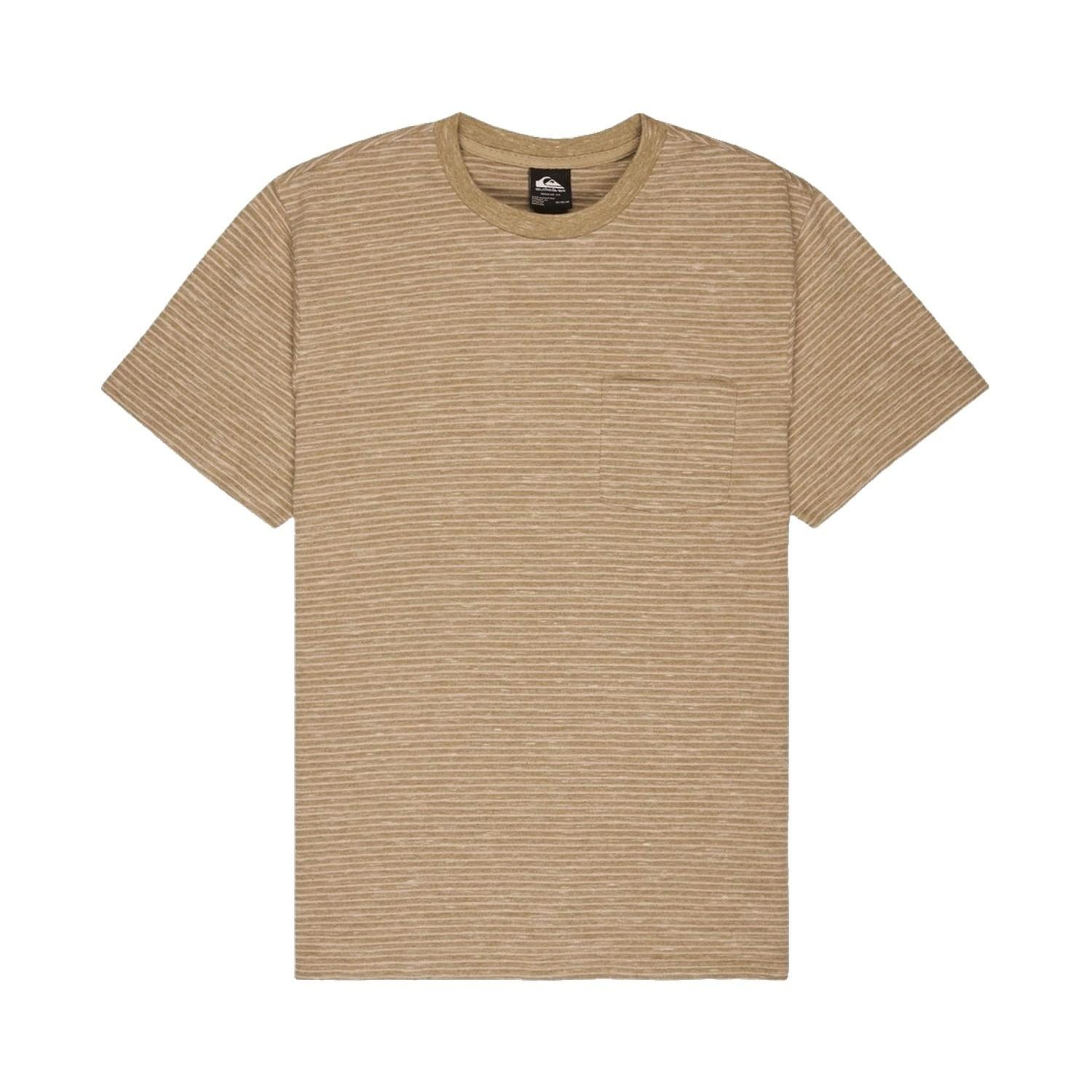 Quiksilver Lopaz Striped Erkek Bej Tişört