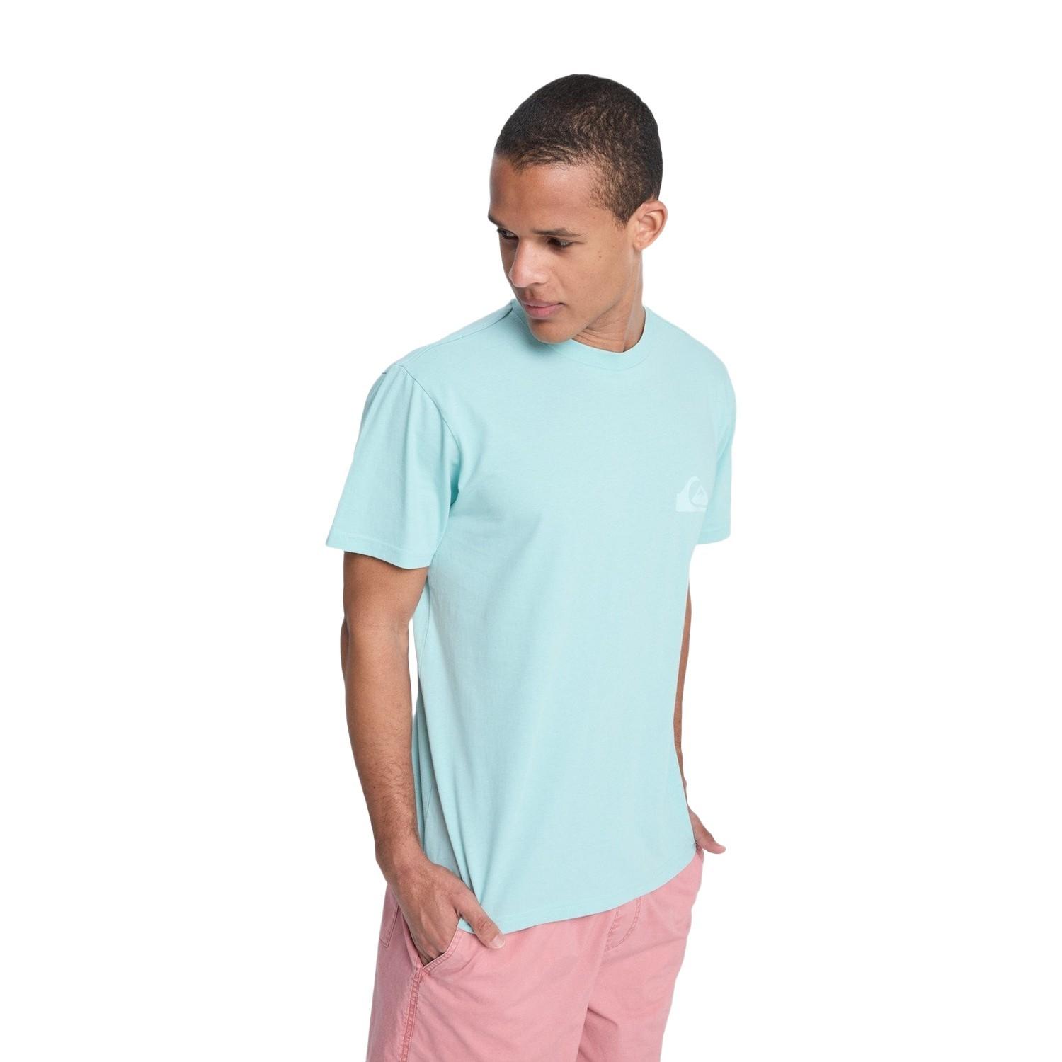Quiksilver Ev Mini Logo Erkek Mavi Tişört