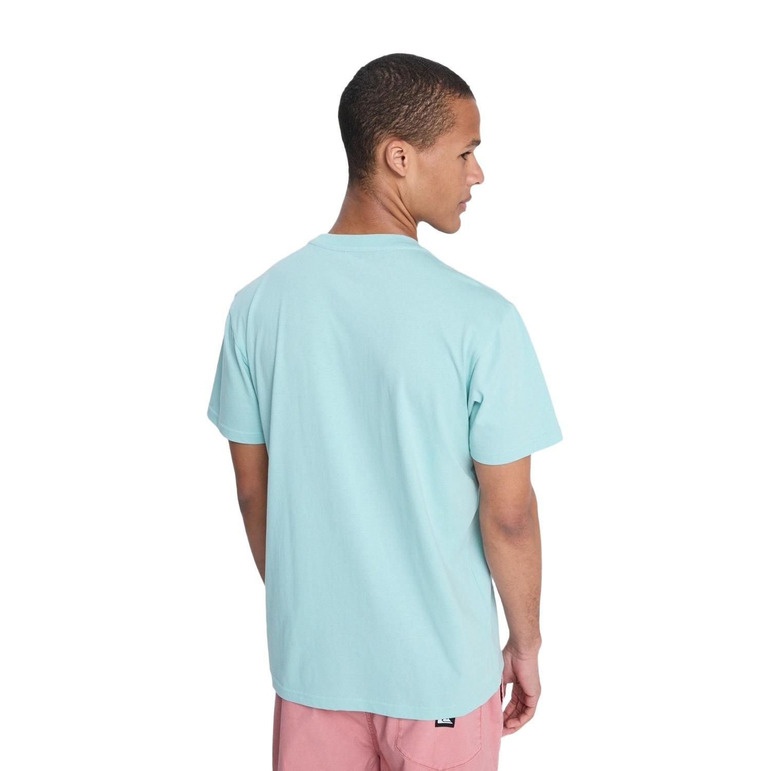 Quiksilver Ev Mini Logo Erkek Mavi Tişört