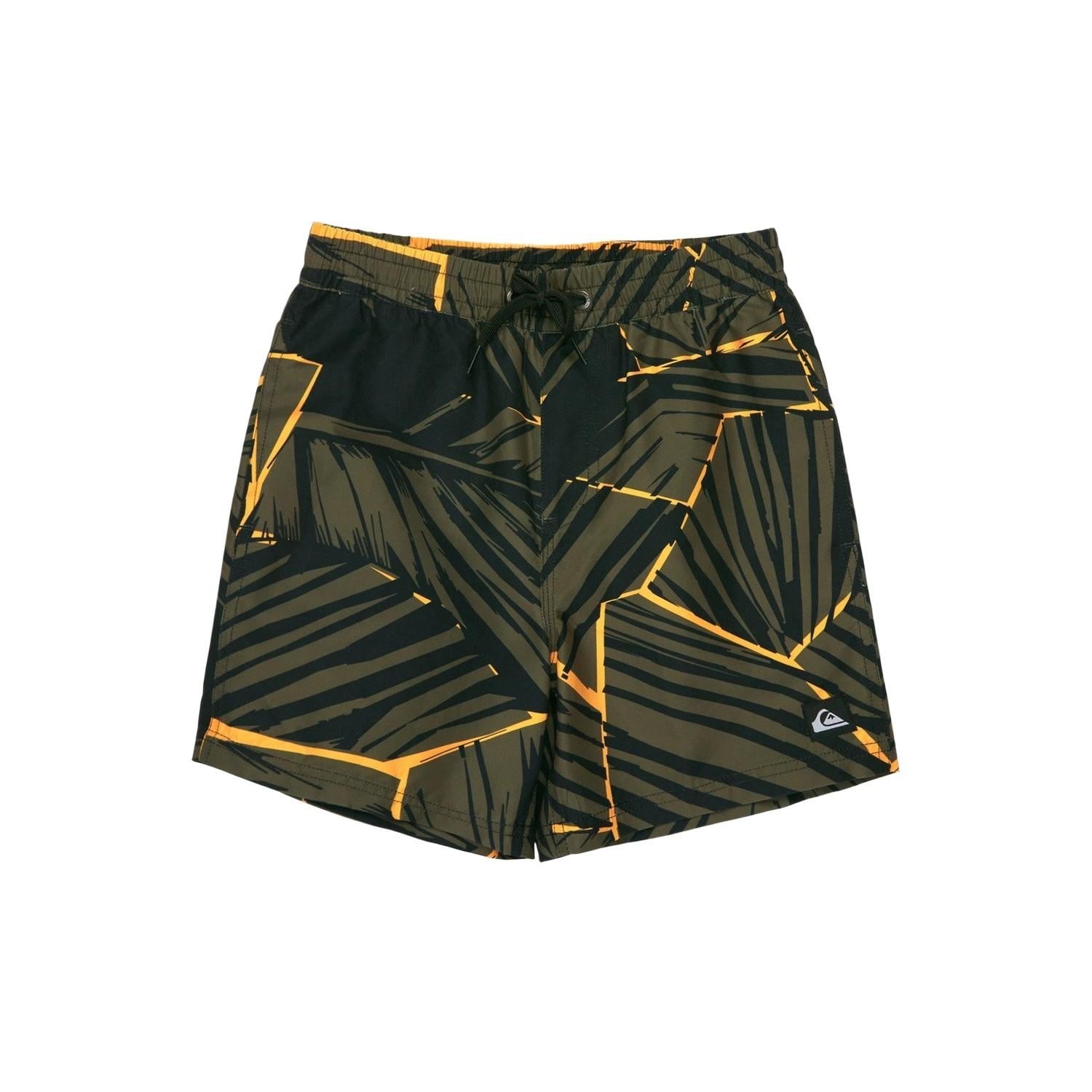 Quiksilver Evd Printed Erkek Çocuk Siyah Volley Short