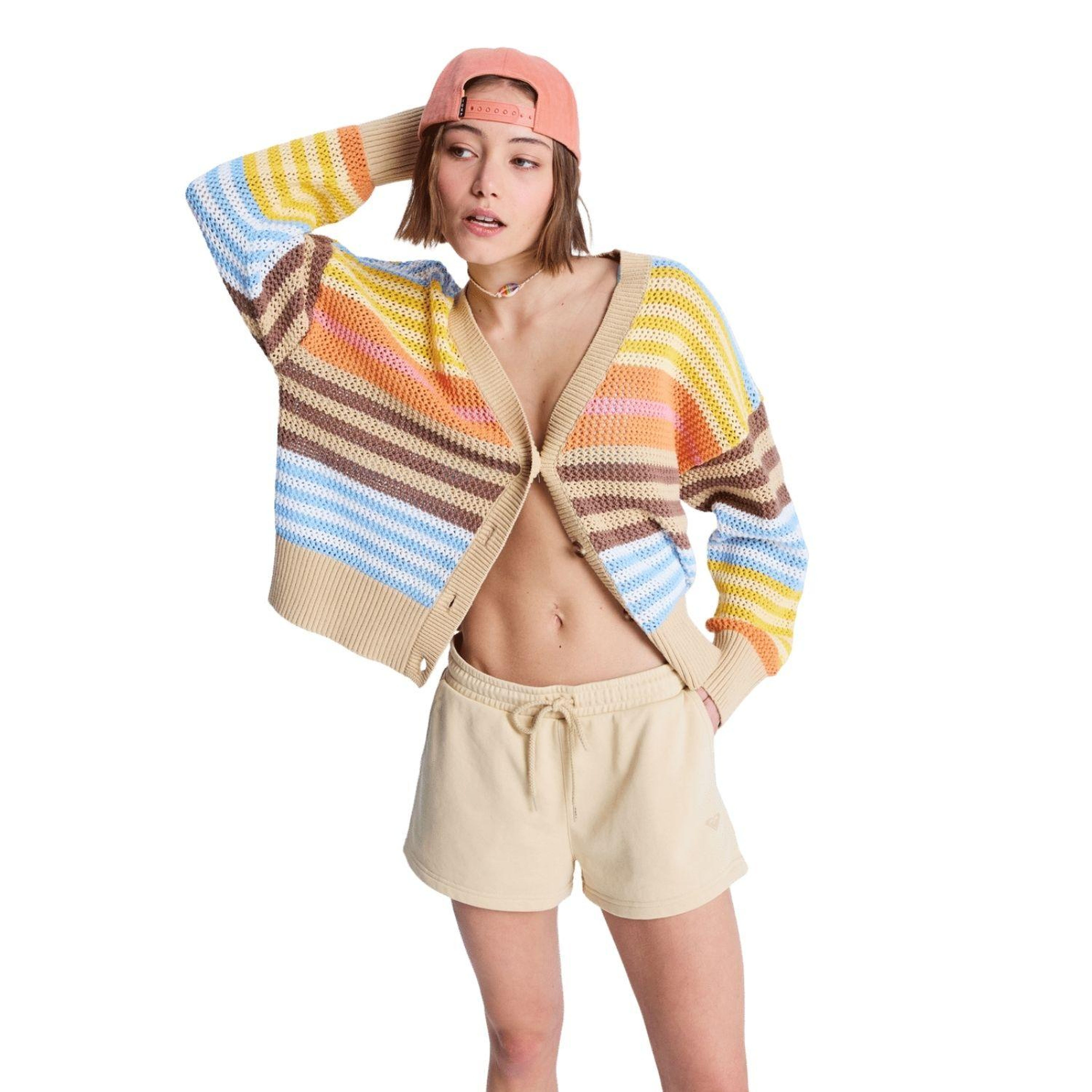 Roxy Surf Stoked Sho Kadın Bej Şort