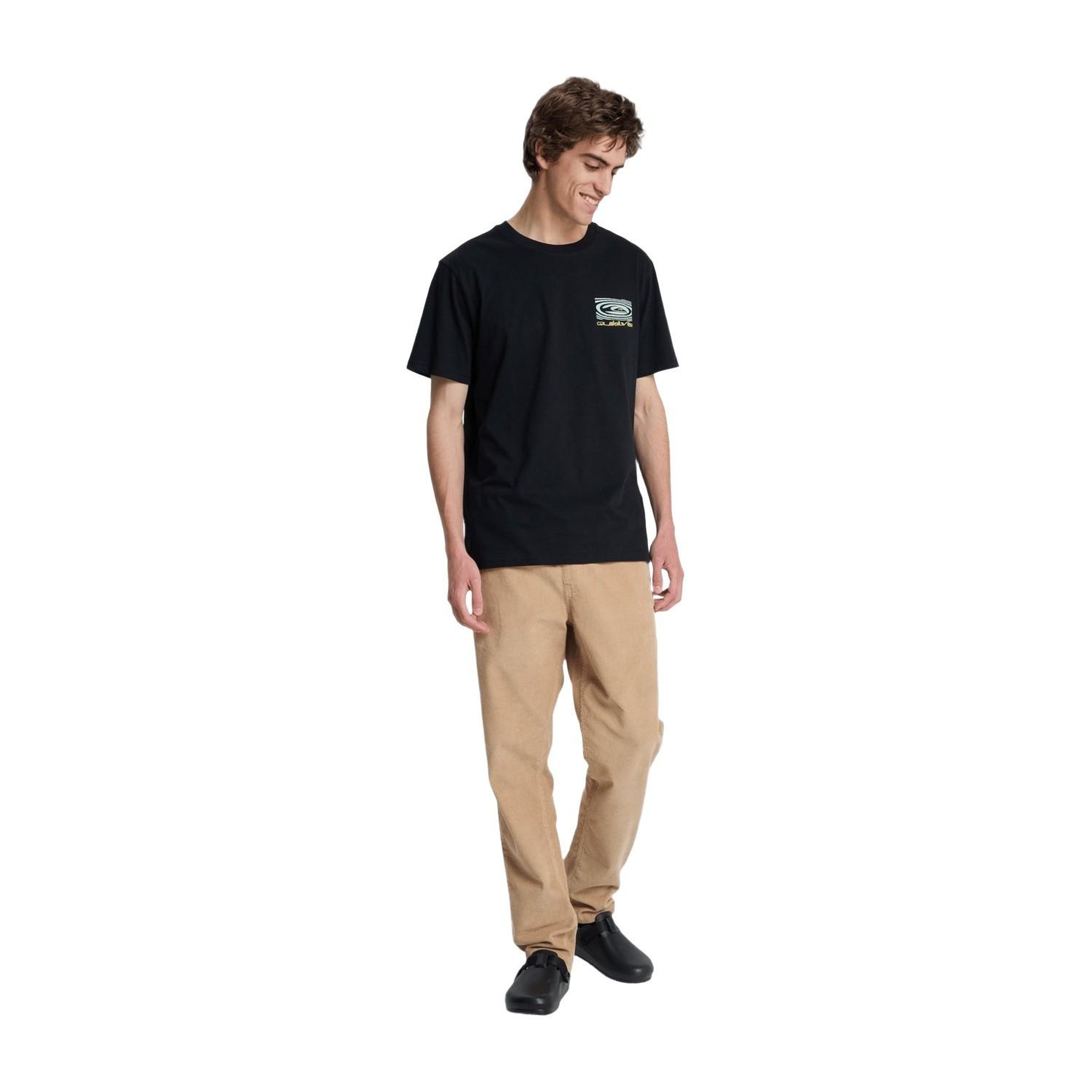 Quiksilver Ripples Erkek Siyah Tişört