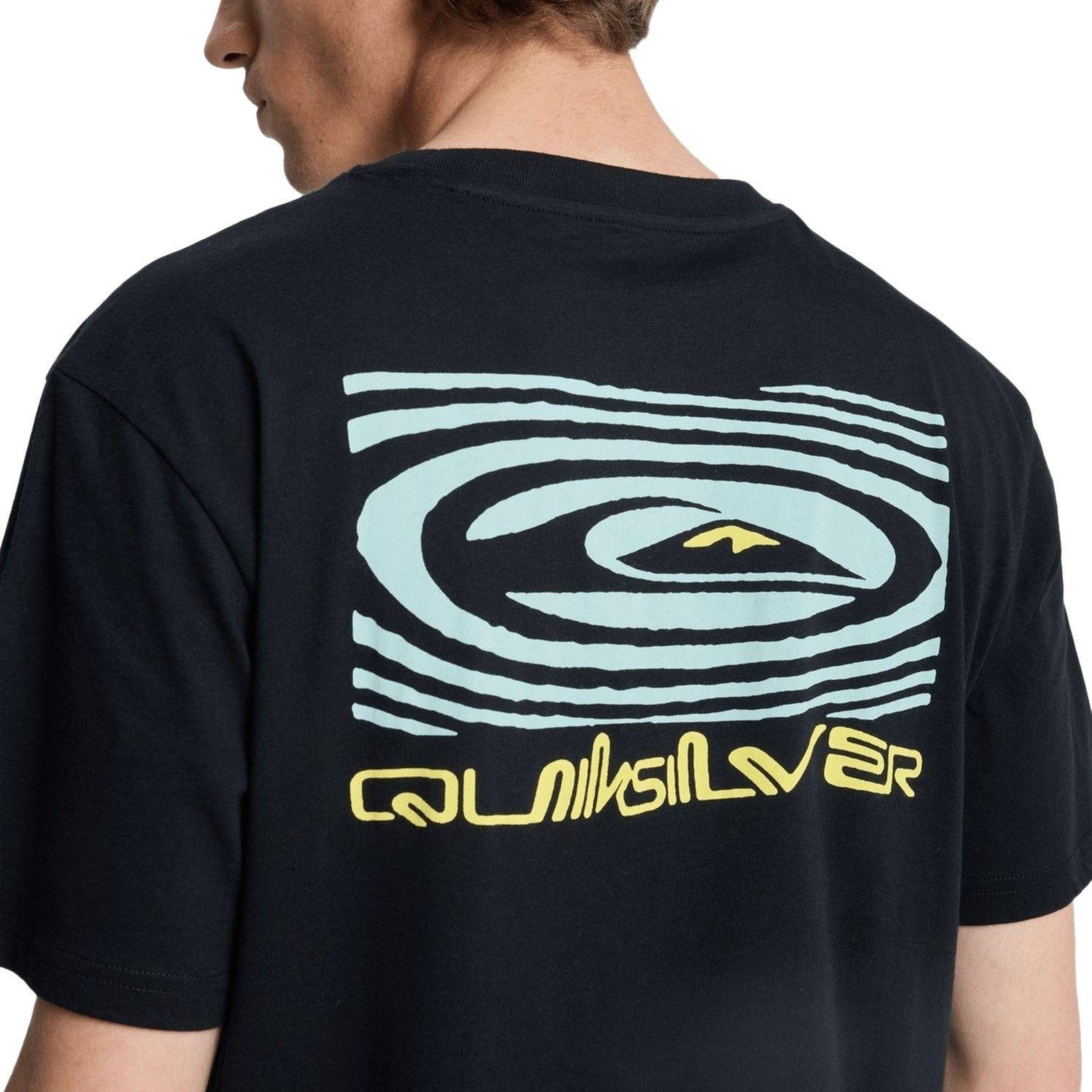 Quiksilver Ripples Erkek Siyah Tişört