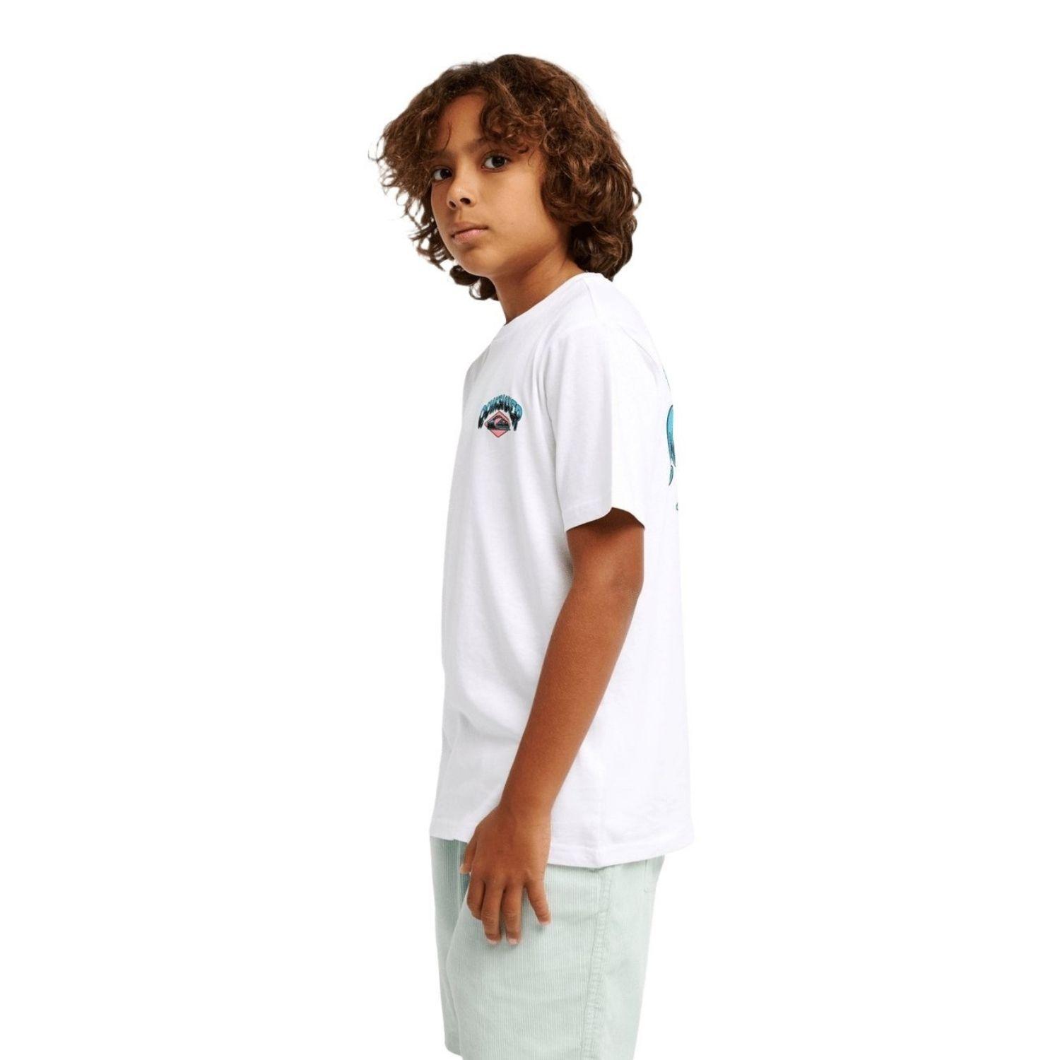 Quiksilver Palm Horizon Erkek Çocuk Beyaz Tişört