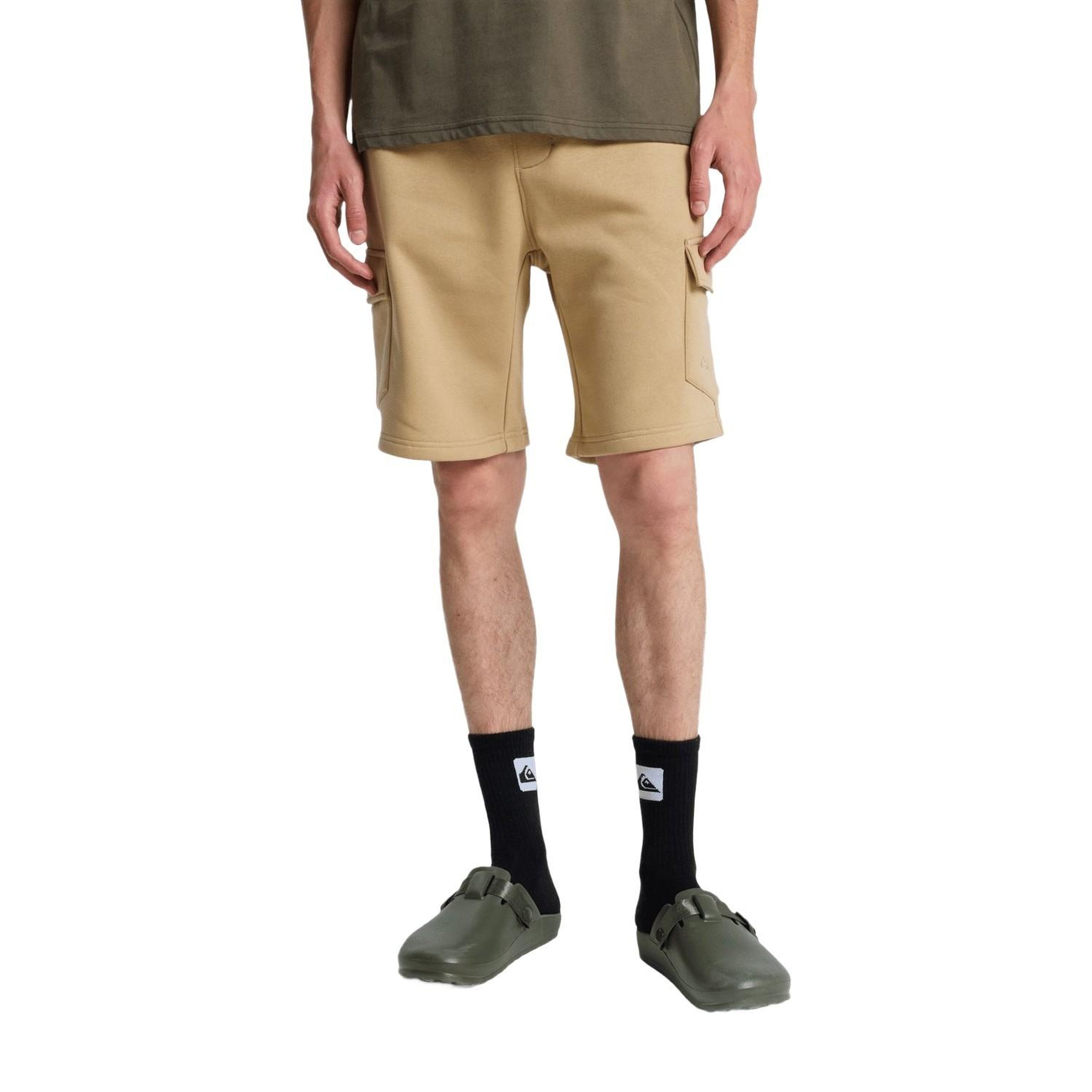 Quiksilver Cargo Jogger Erkek Bej Şort