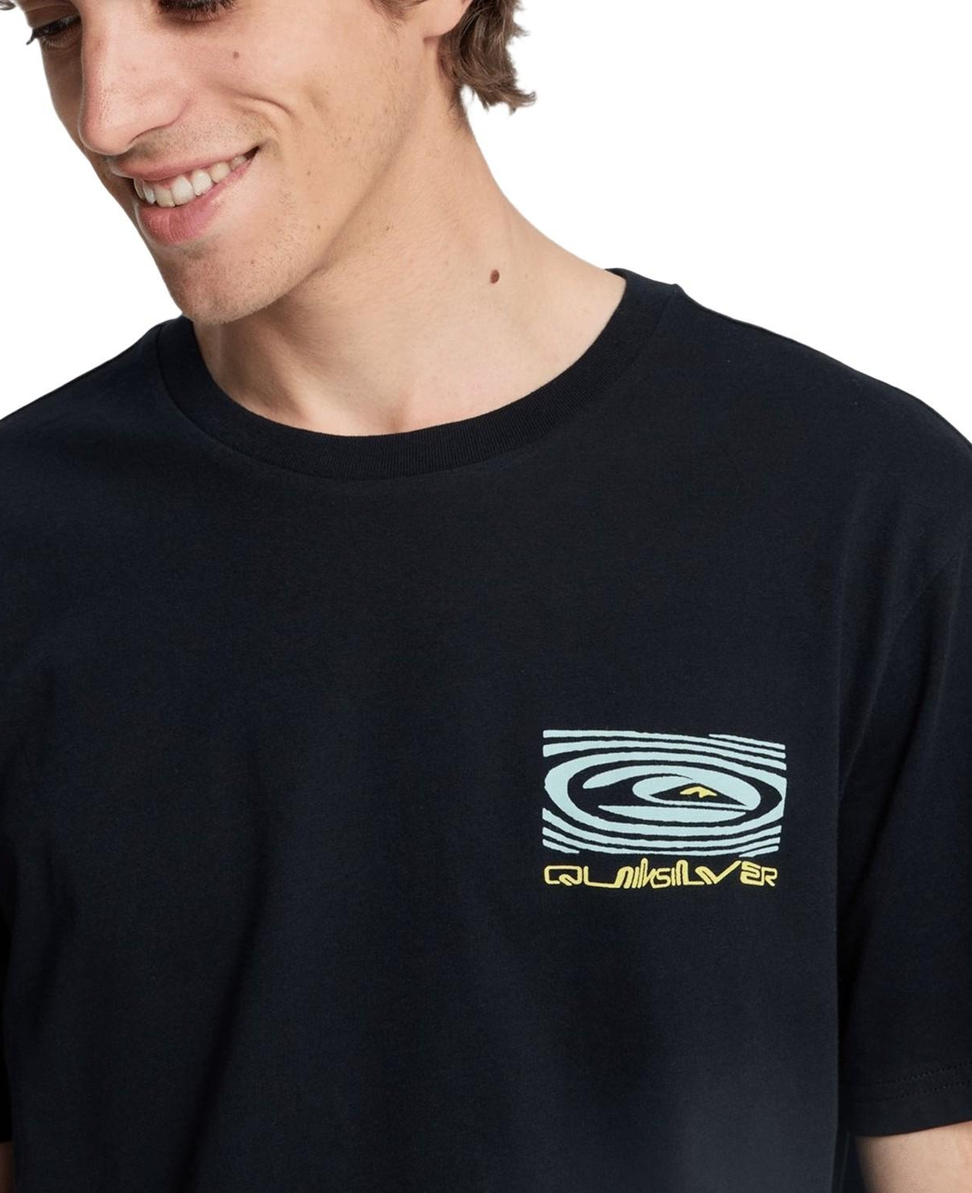 Quiksilver Ripples Erkek Siyah Tişört