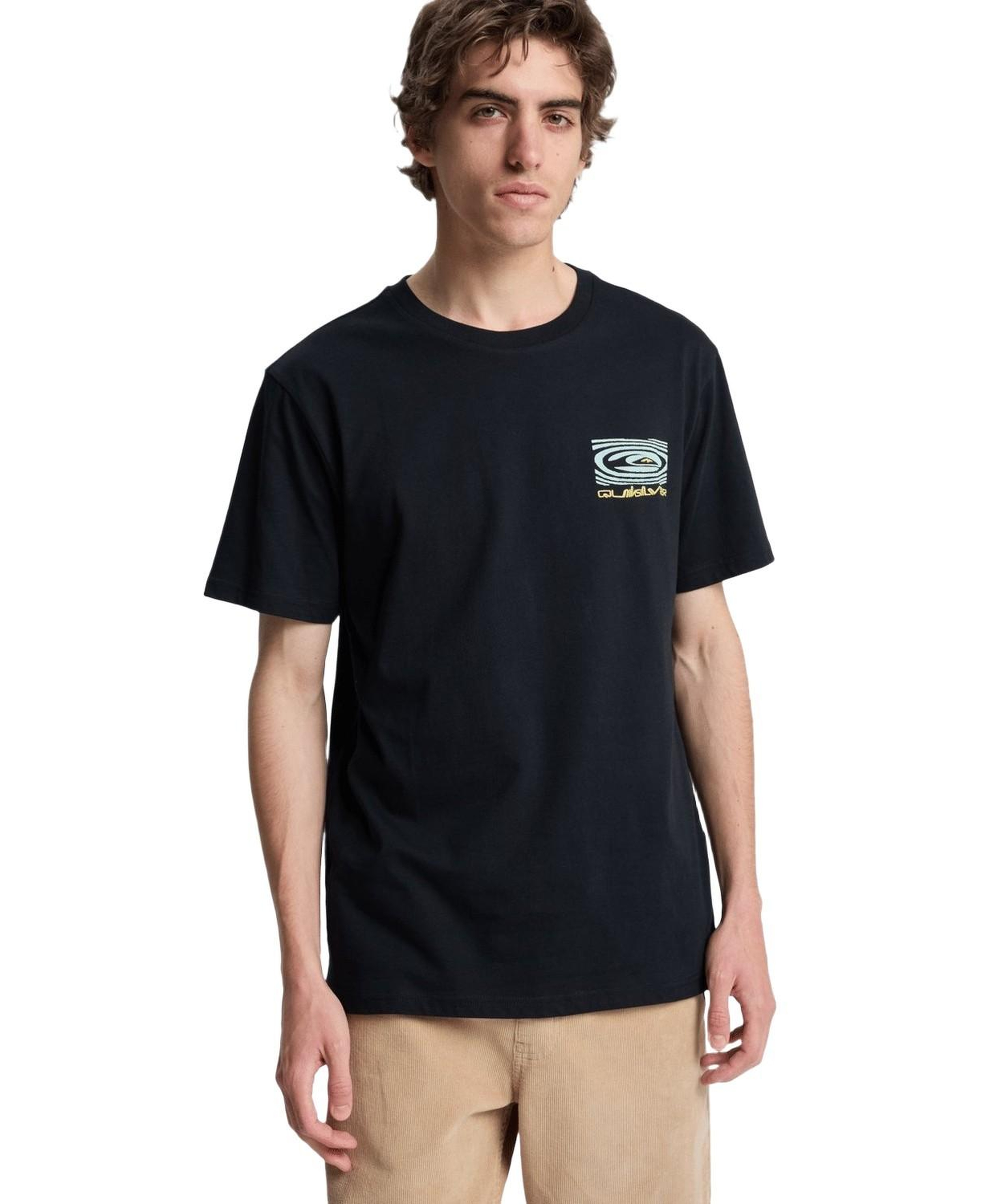 Quiksilver Ripples Erkek Siyah Tişört