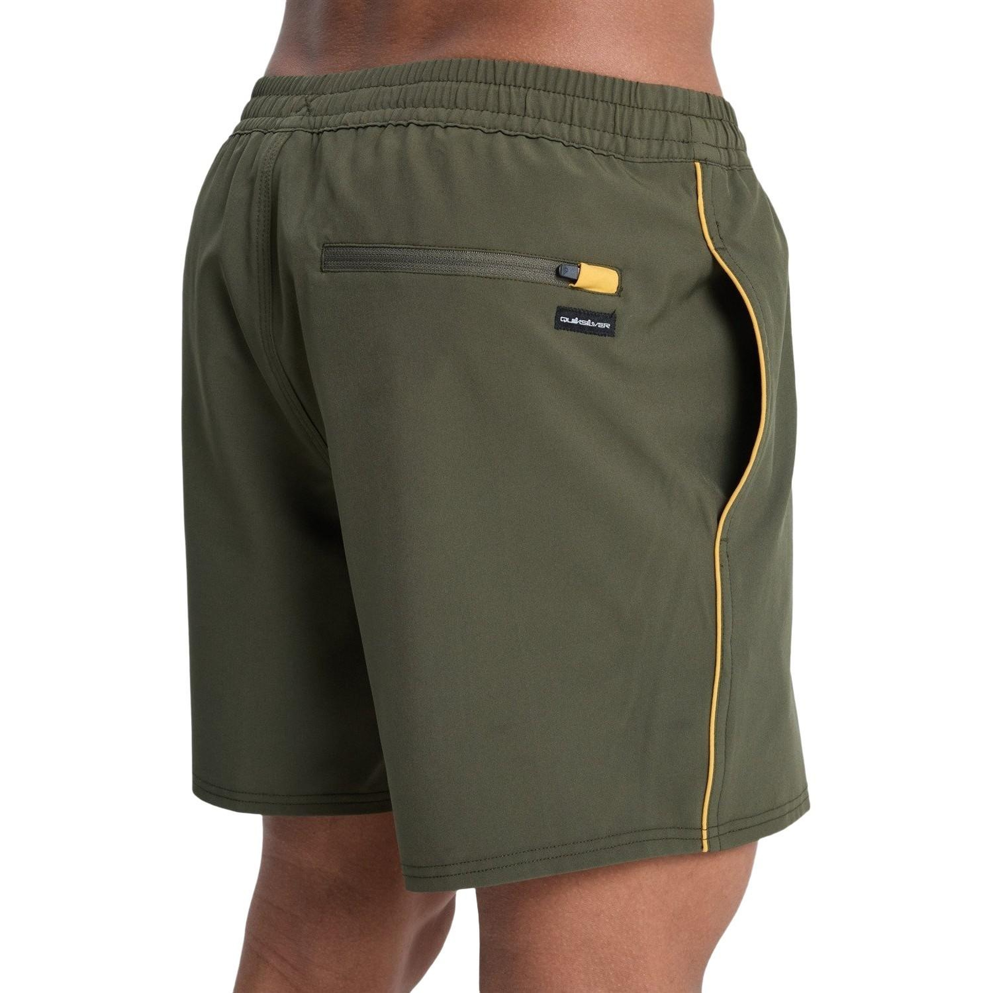 Quiksilver Piped Vl Erkek Yeşil Volley Short