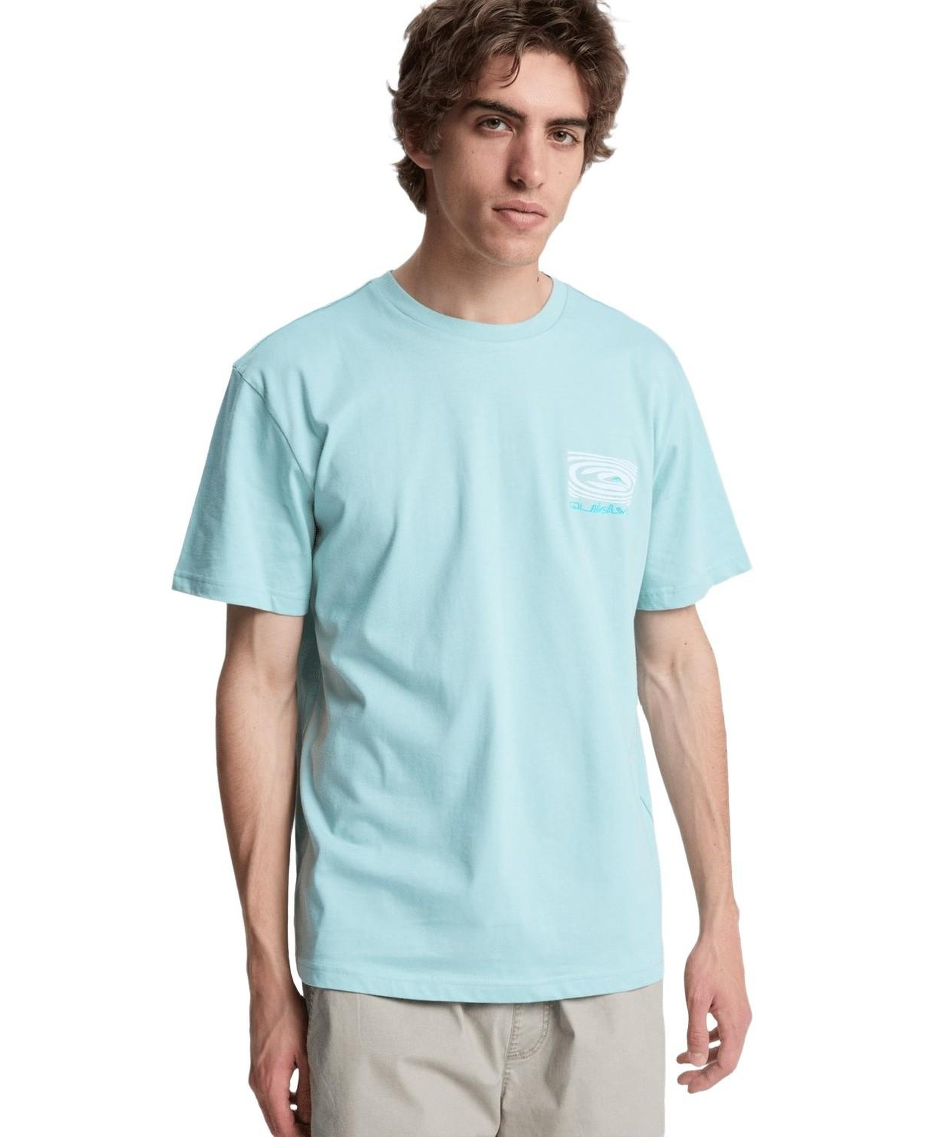 Quiksilver Ripples Erkek Mavi Tişört