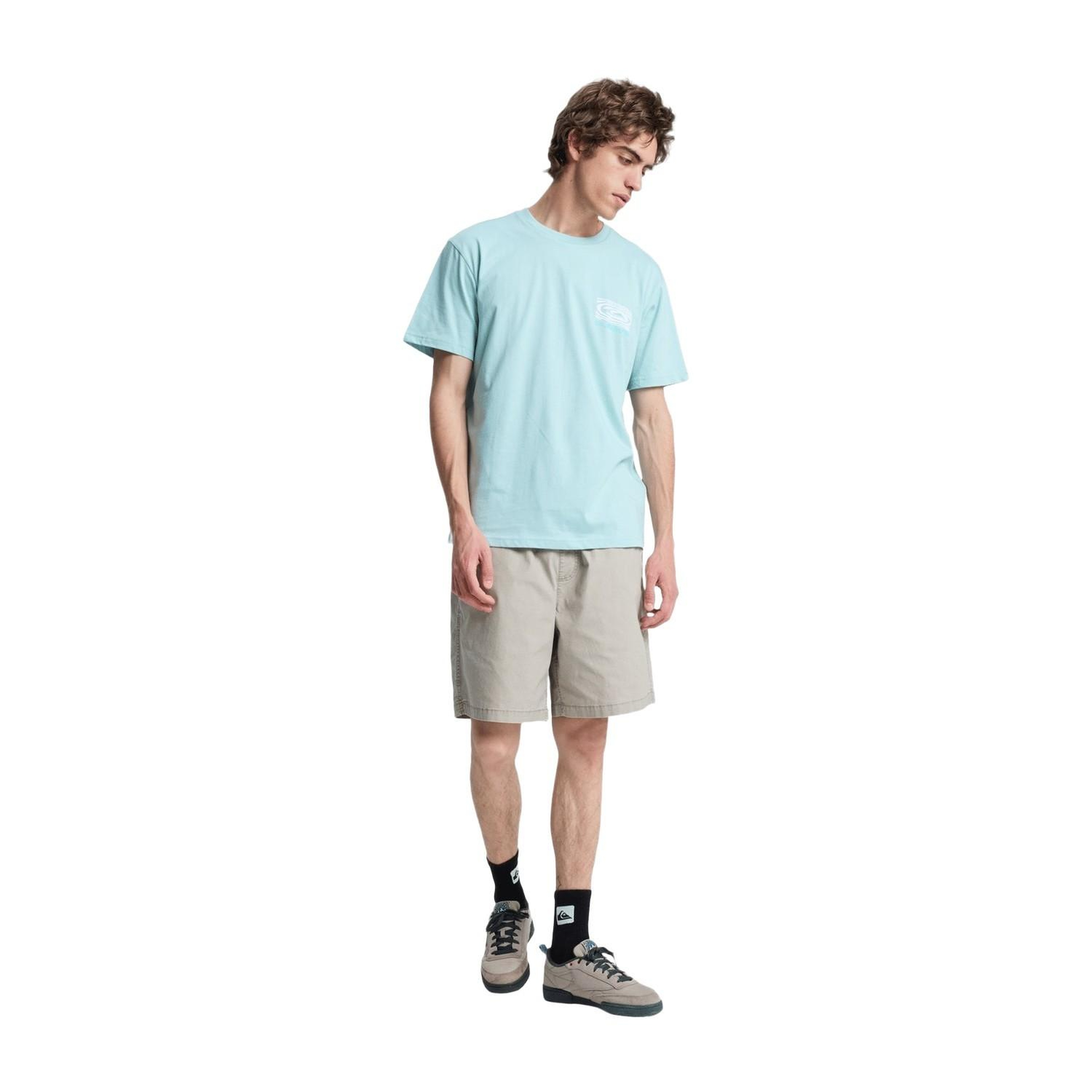 Quiksilver Ripples Erkek Mavi Tişört