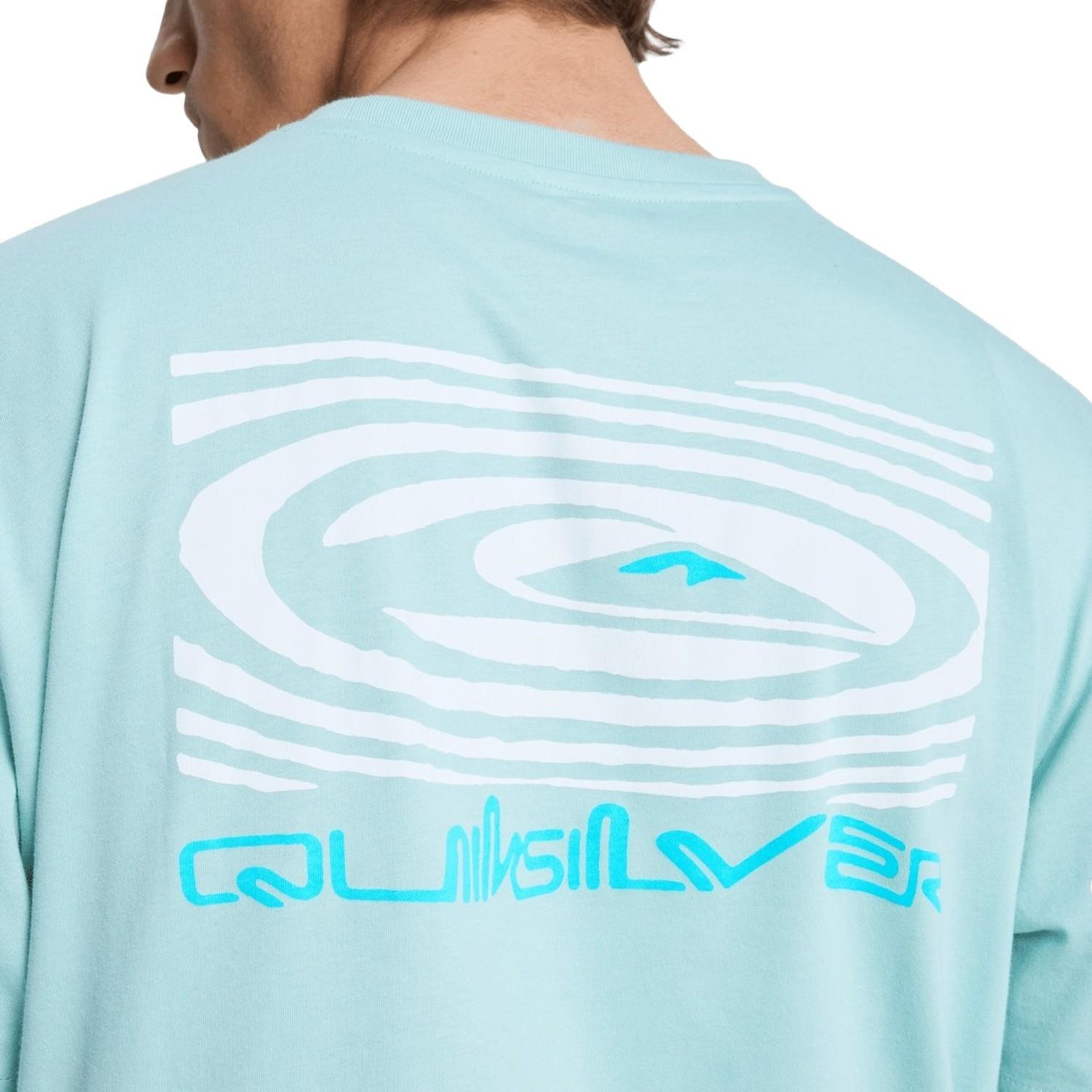 Quiksilver Ripples Erkek Mavi Tişört