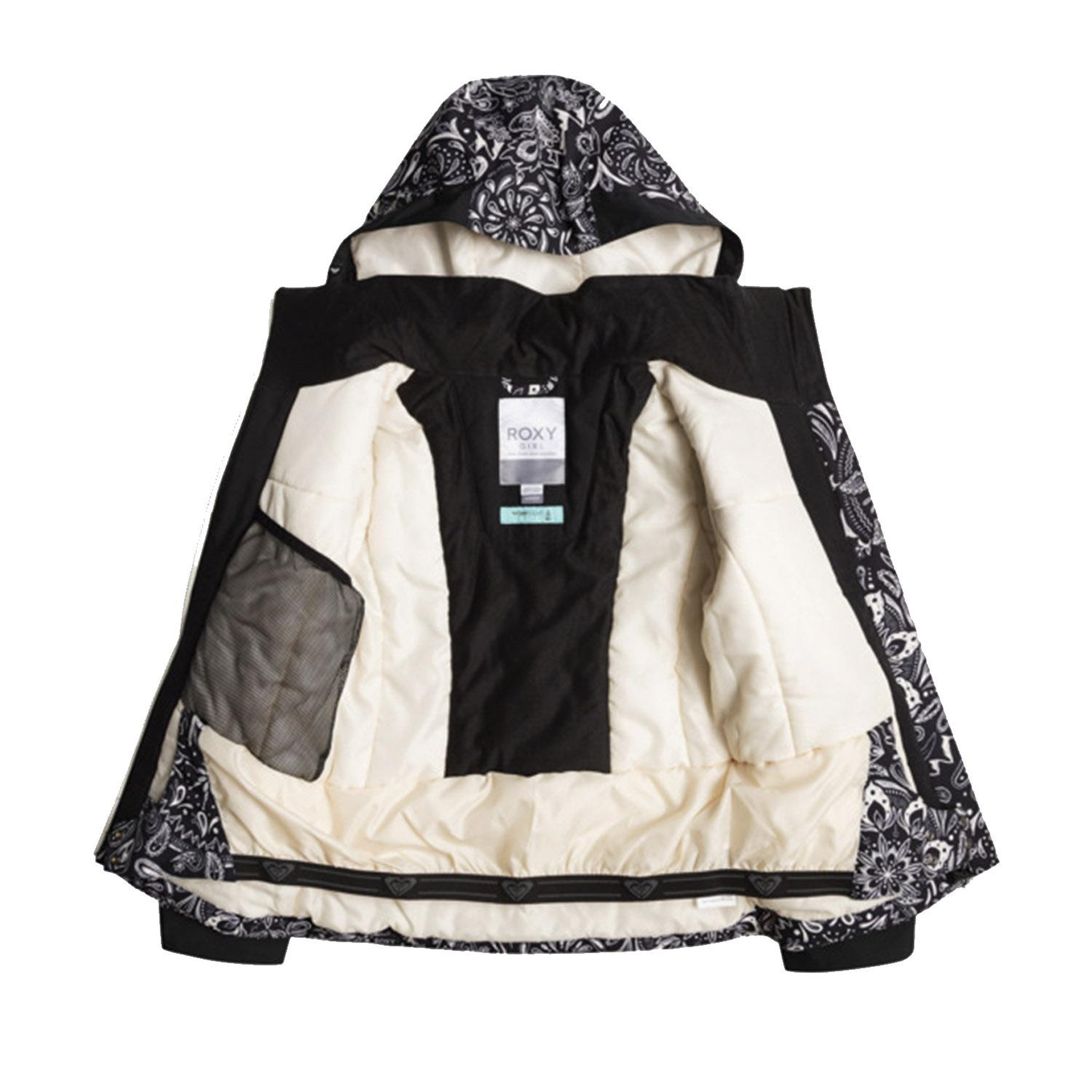Roxy Free Jet Block Kız Çocuk Siyah Snowboard Ceketi