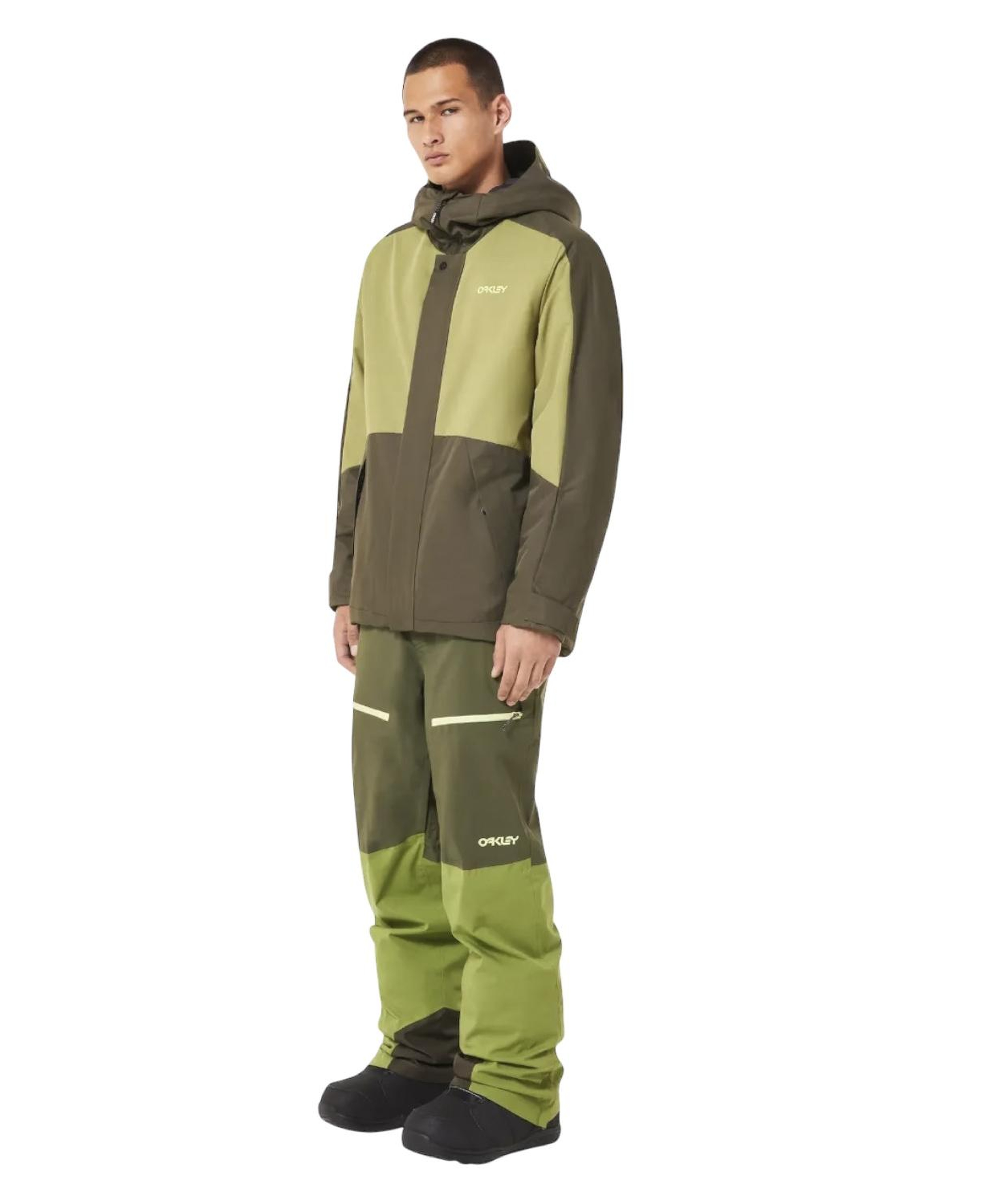 Oakley Range Rc 20 Erkek Yeşil Snowboard Ceketi