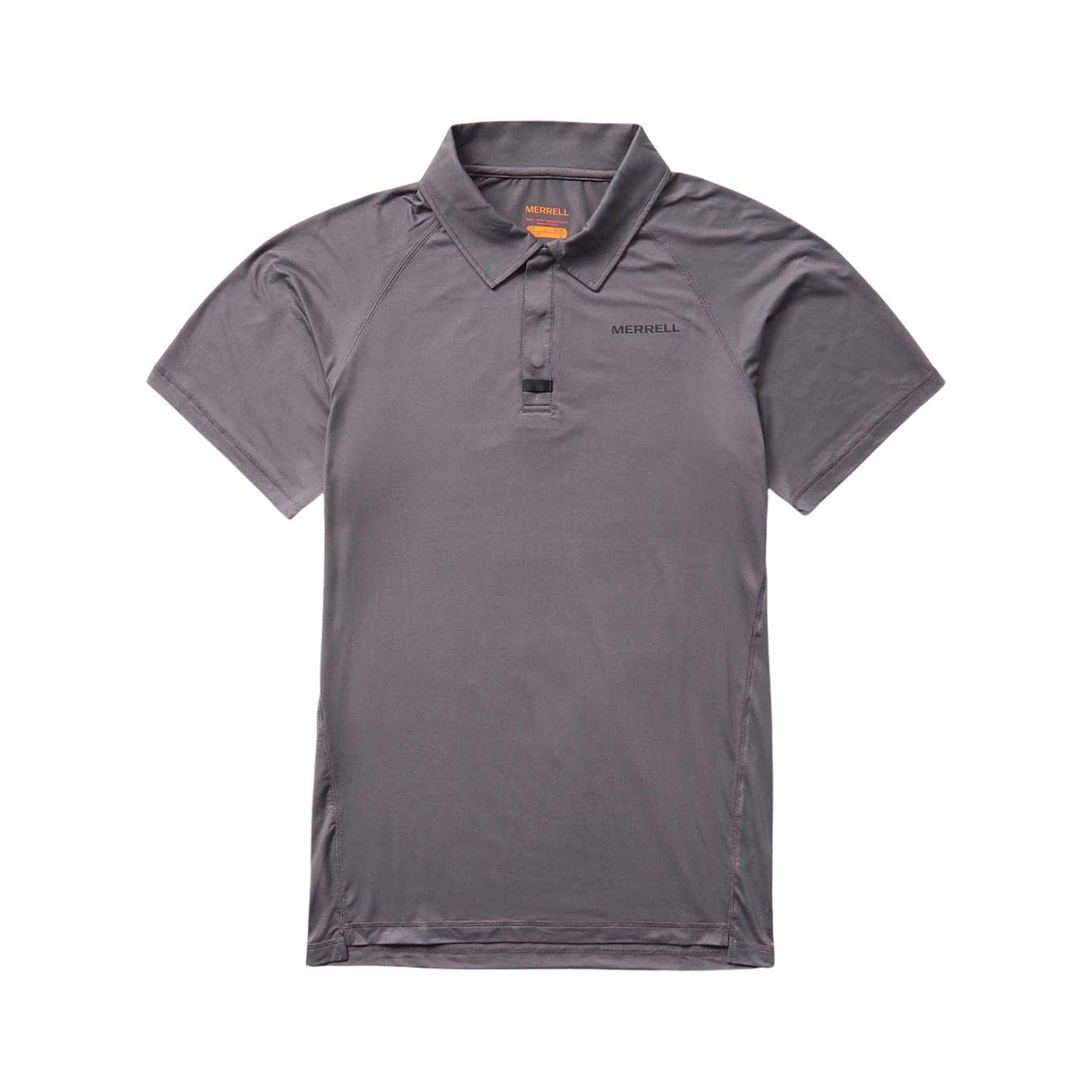 Merrell UPF Polo Erkek Gri Polo Tişört