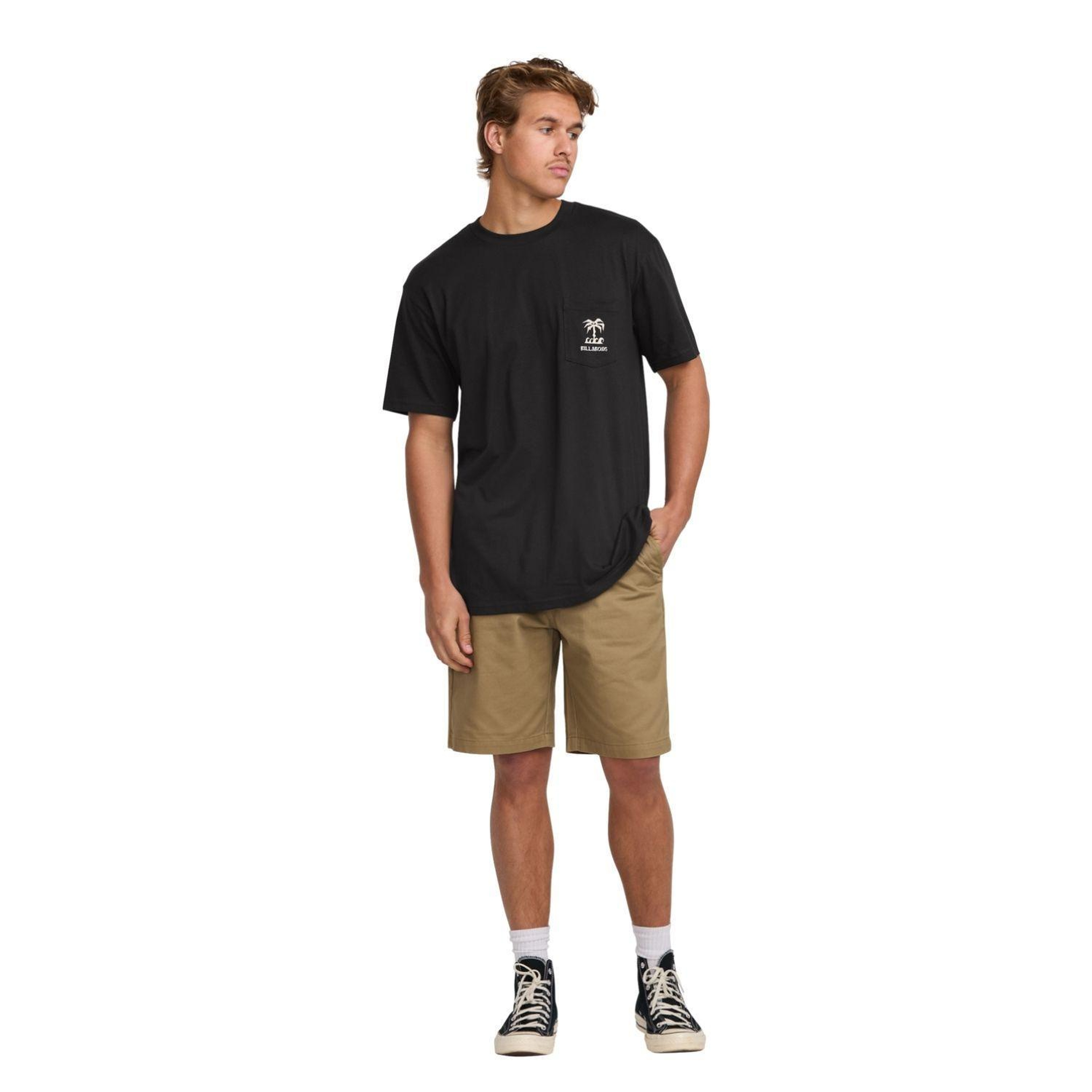 Billabong Troppo Premium Erkek Siyah Tişört