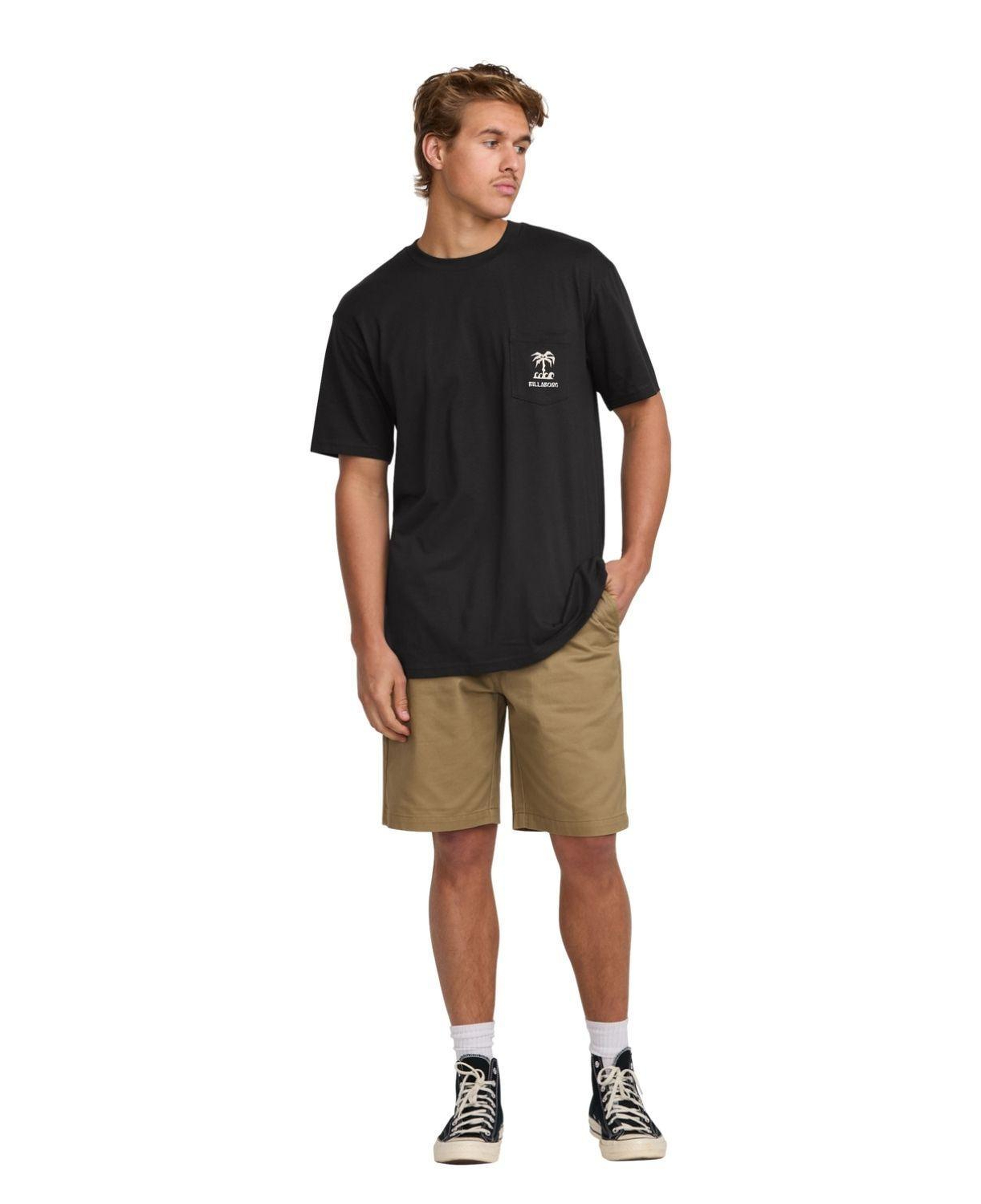 Billabong Troppo Premium Erkek Siyah Tişört