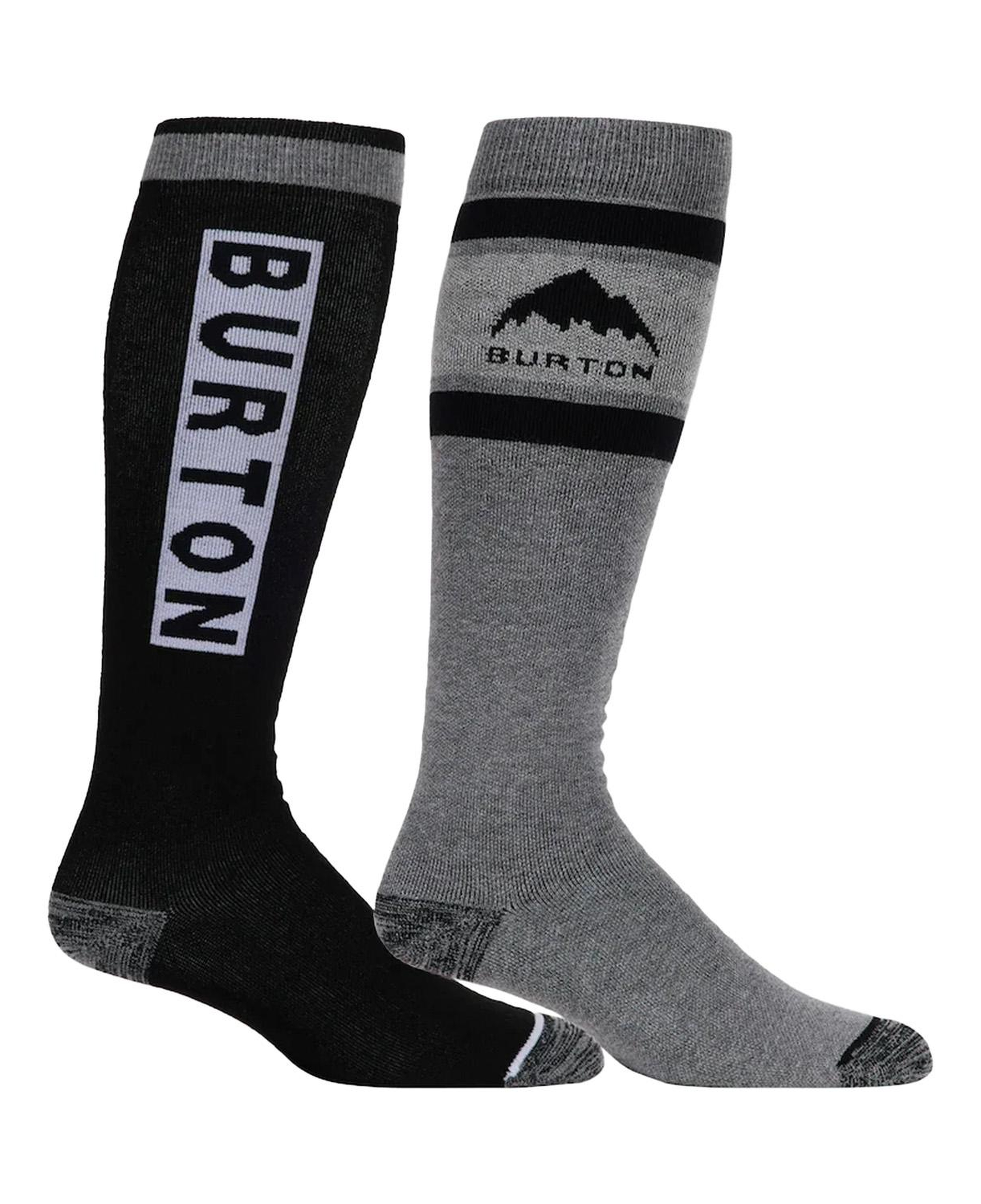 Burton Mens Weekend Midweight Socks 2 Pack Erkek Siyah Kayak Çorabı
