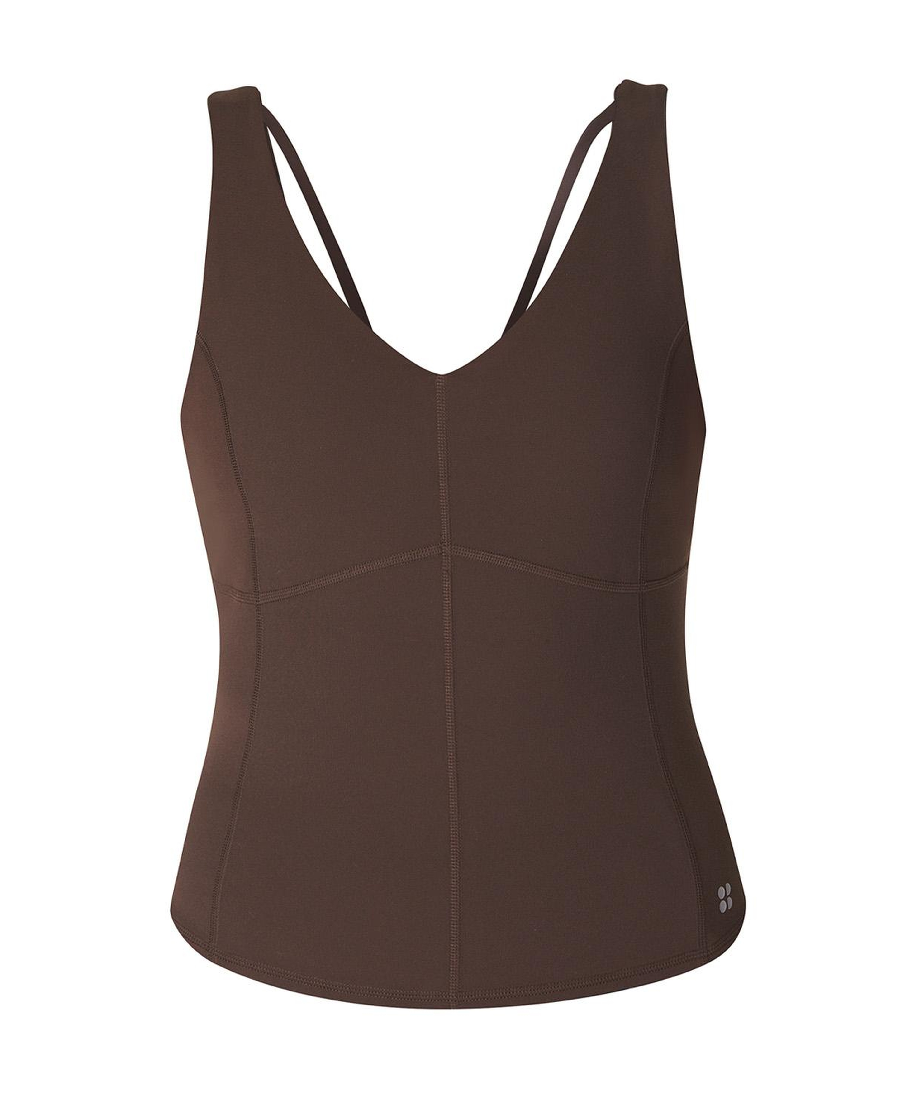 Sweaty Betty Super Soft Sculpting Tank Kadın Kahverengi Tank Top