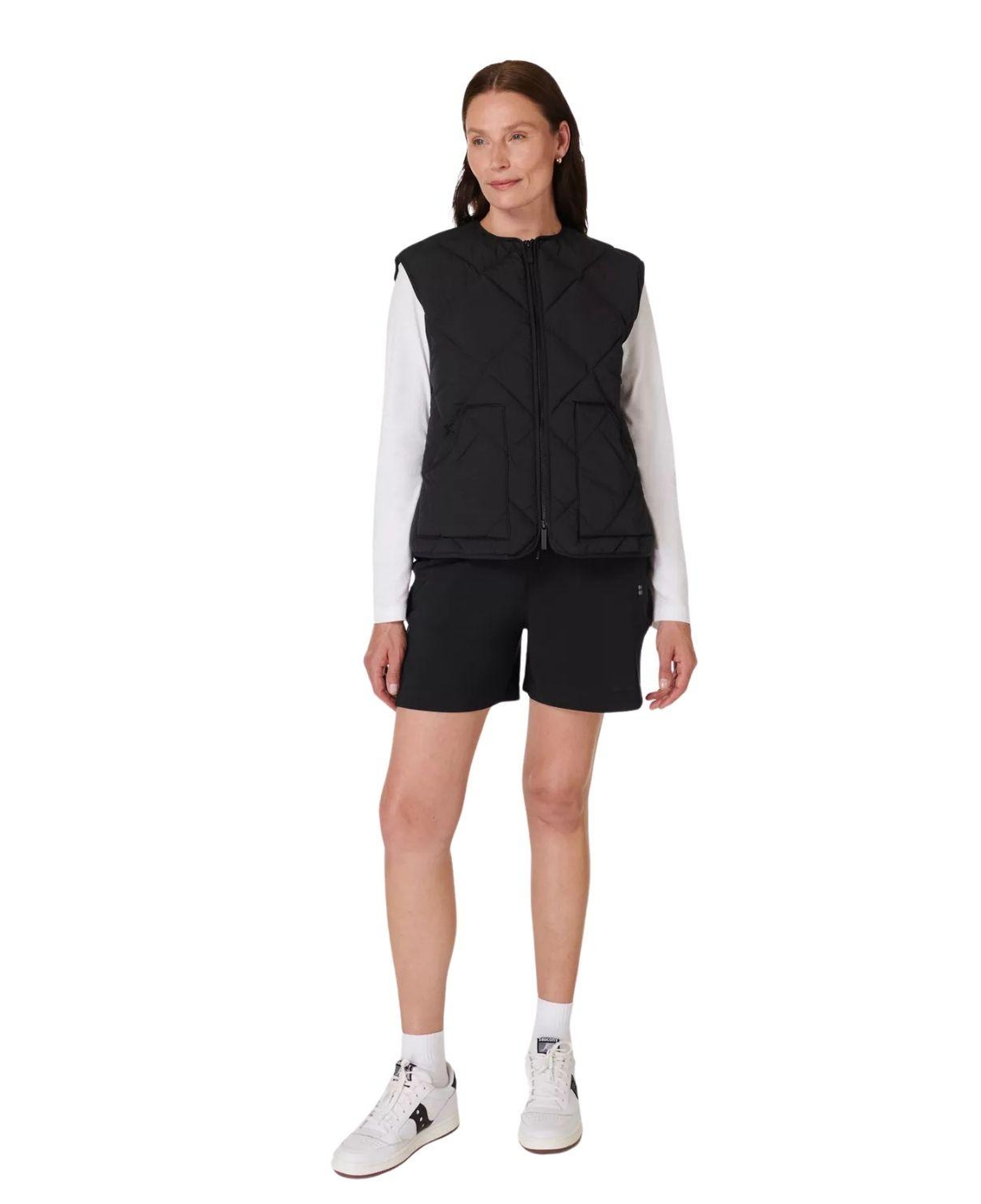 Sweaty Betty Explorer 55 Short Kadın Siyah Şort