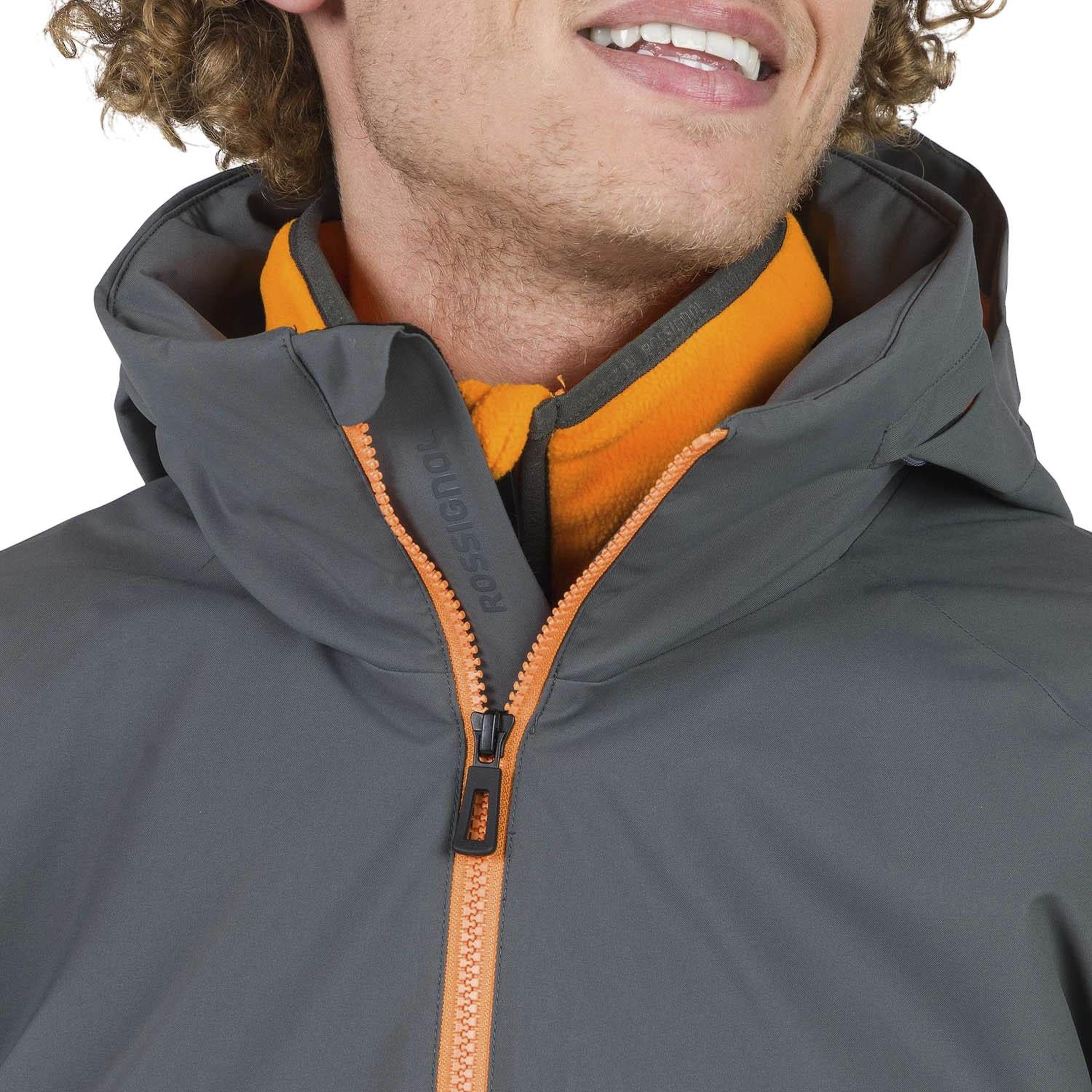 Rossignol Strawpile Erkek Gri Kayak Ceketi