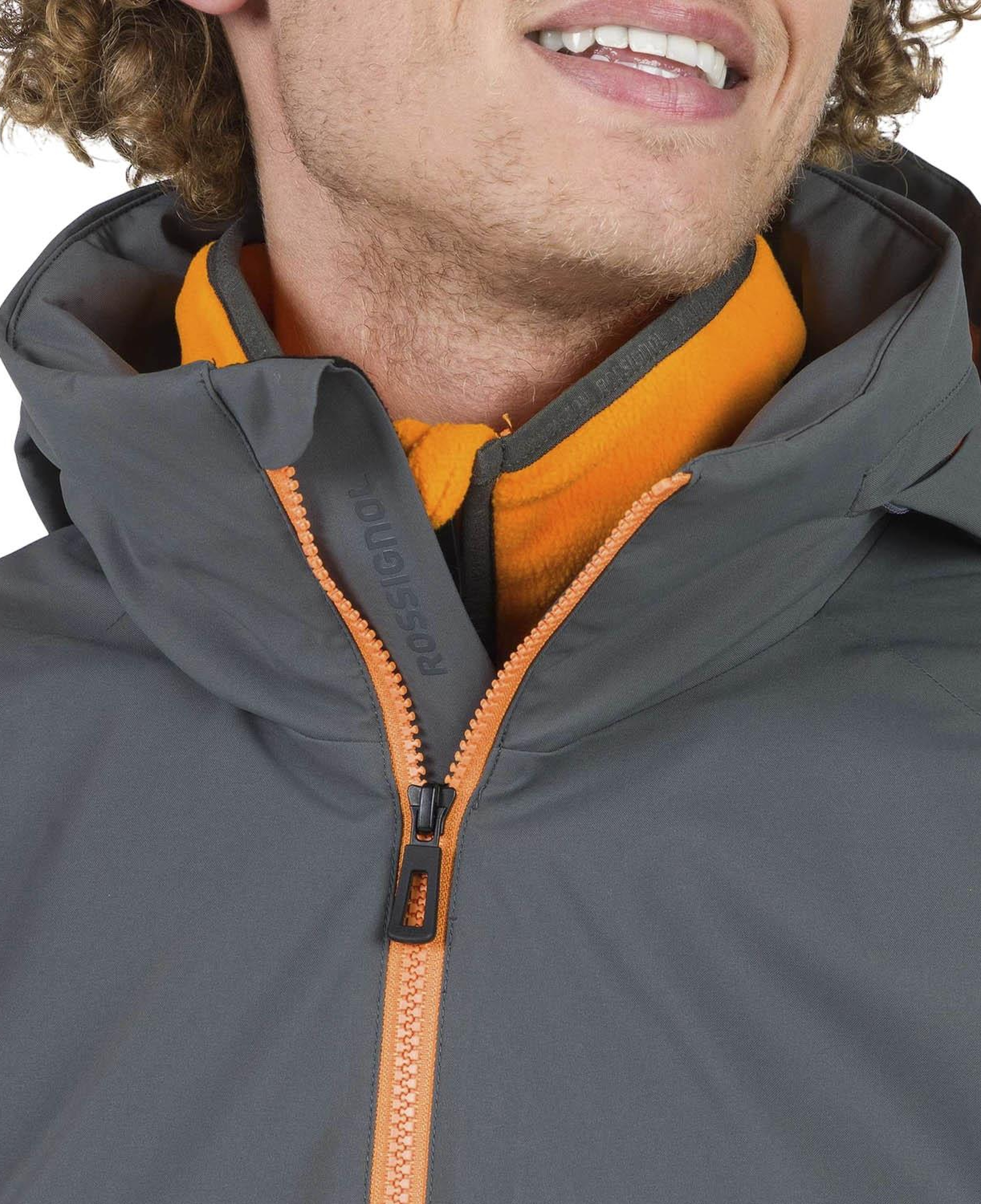 Rossignol Strawpile Erkek Gri Kayak Ceketi