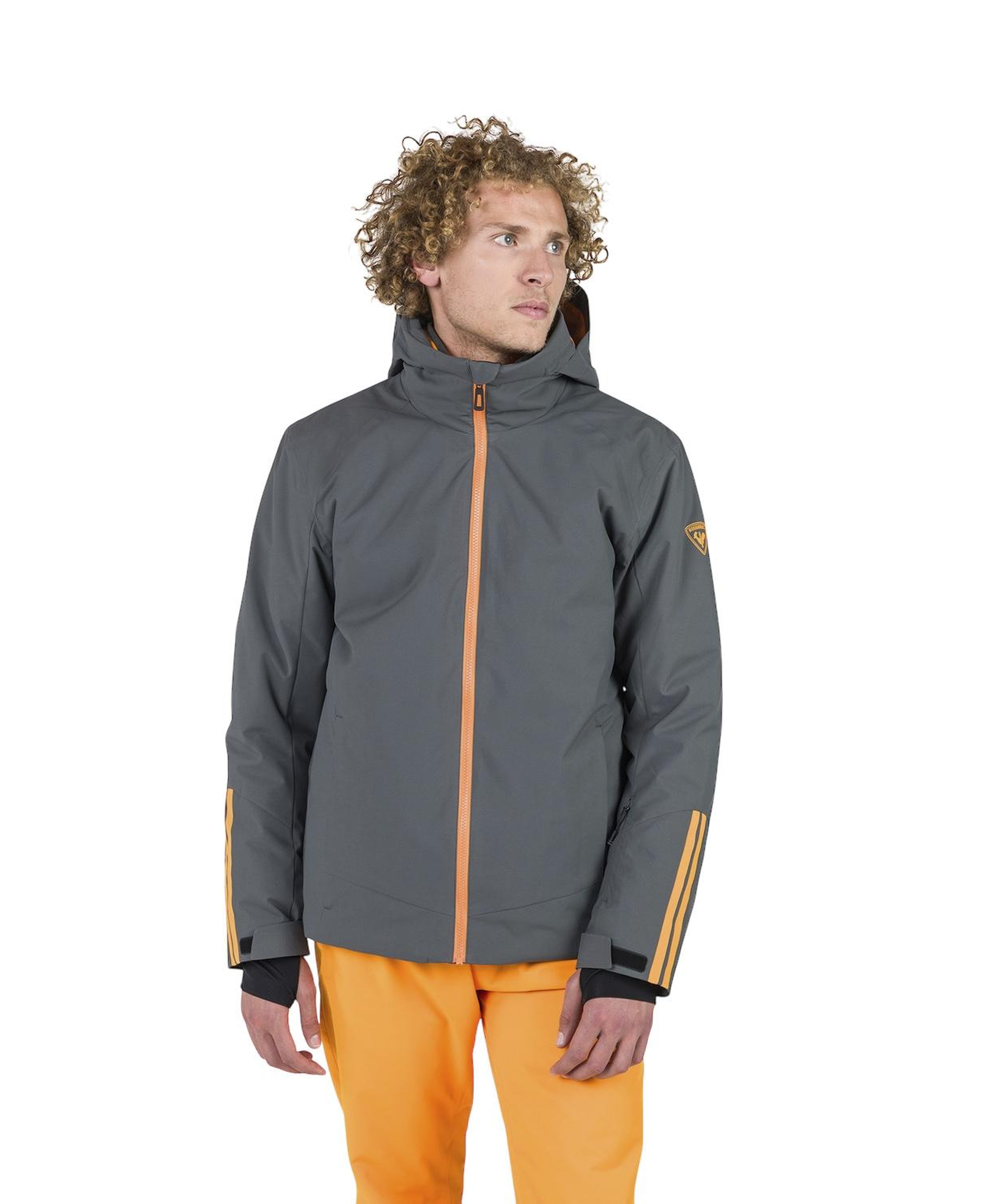 Rossignol Strawpile Erkek Gri Kayak Ceketi