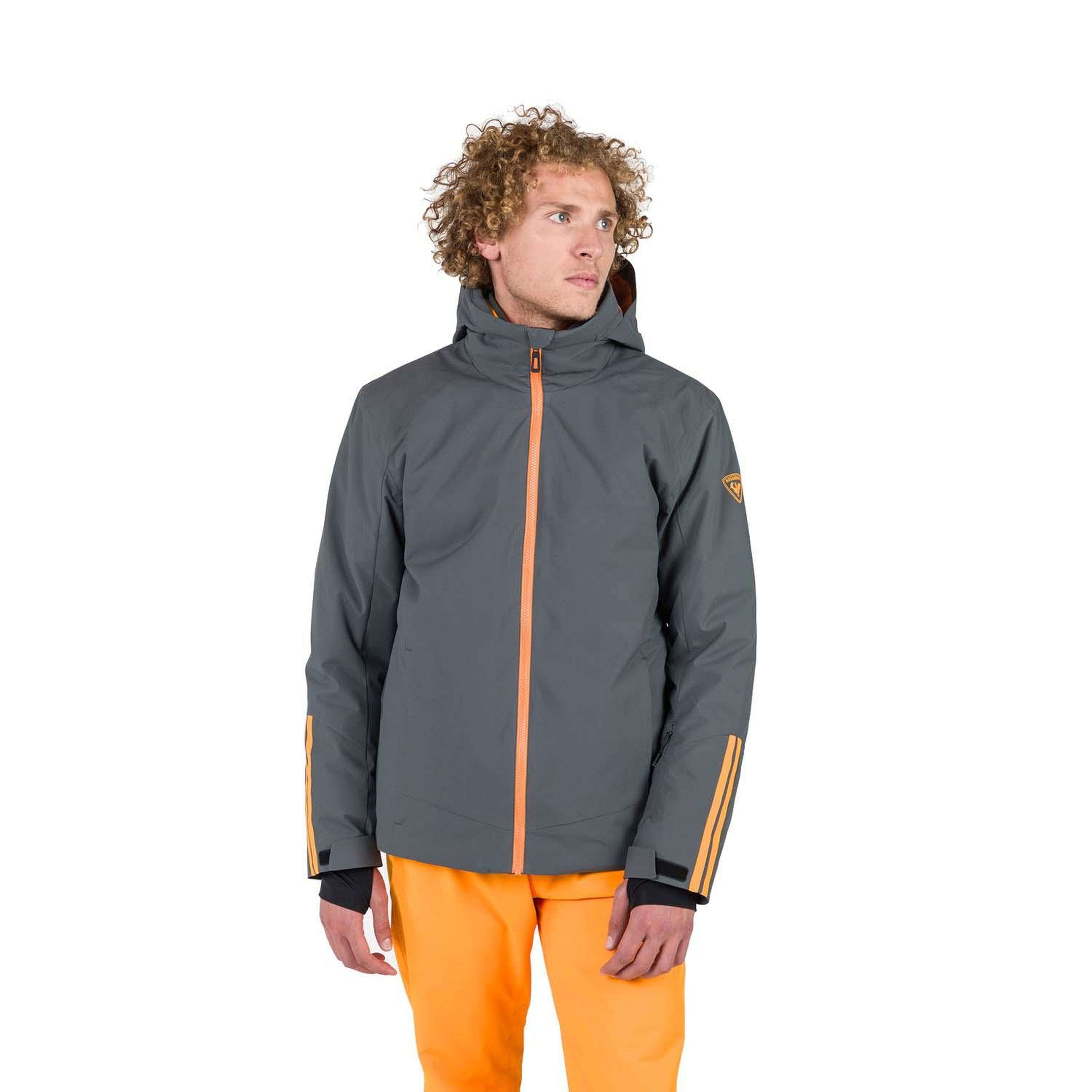Rossignol Strawpile Erkek Gri Kayak Ceketi