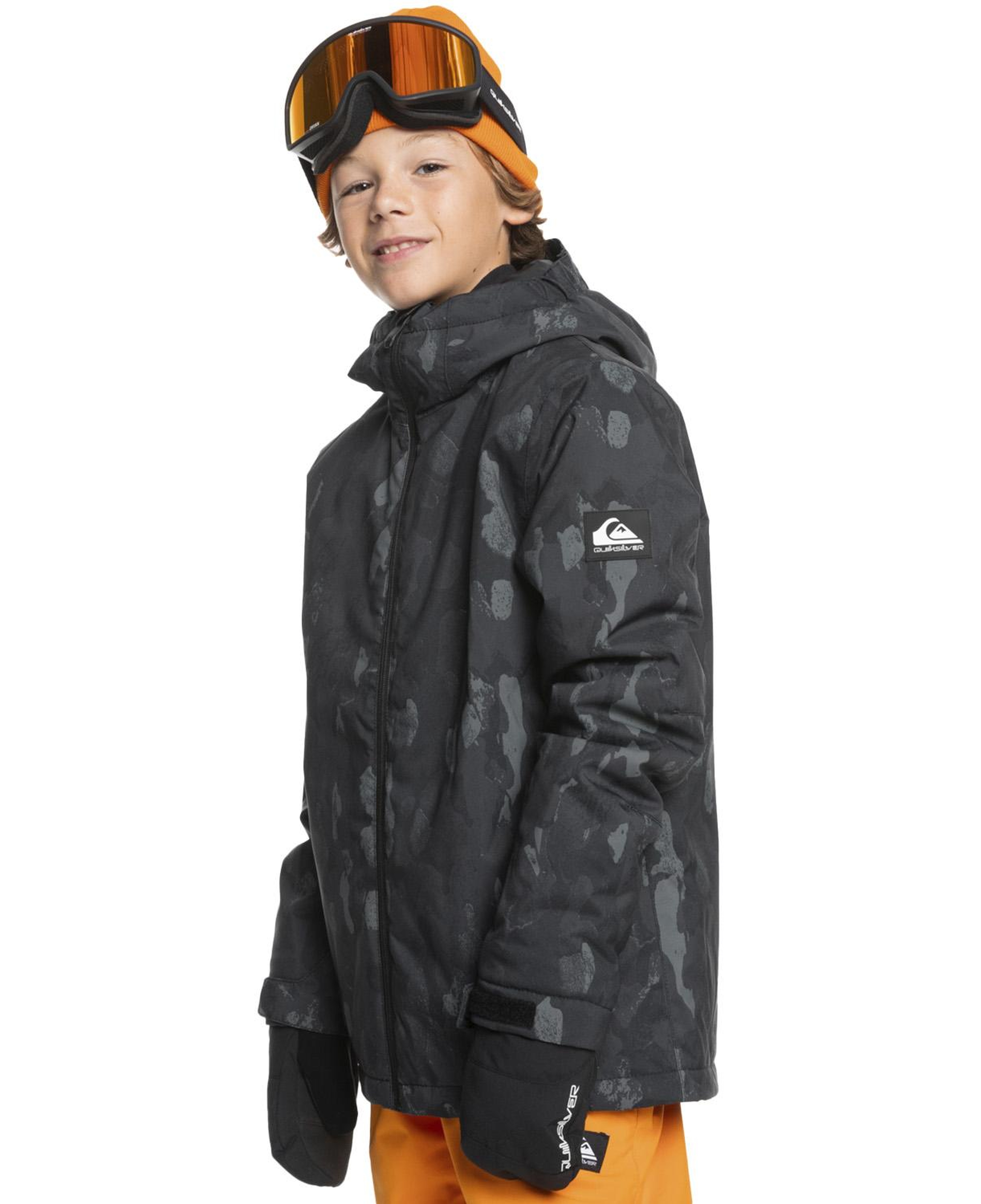 Quiksilver Mission Printed Youth Erkek Çocuk Snowboard Ceketi