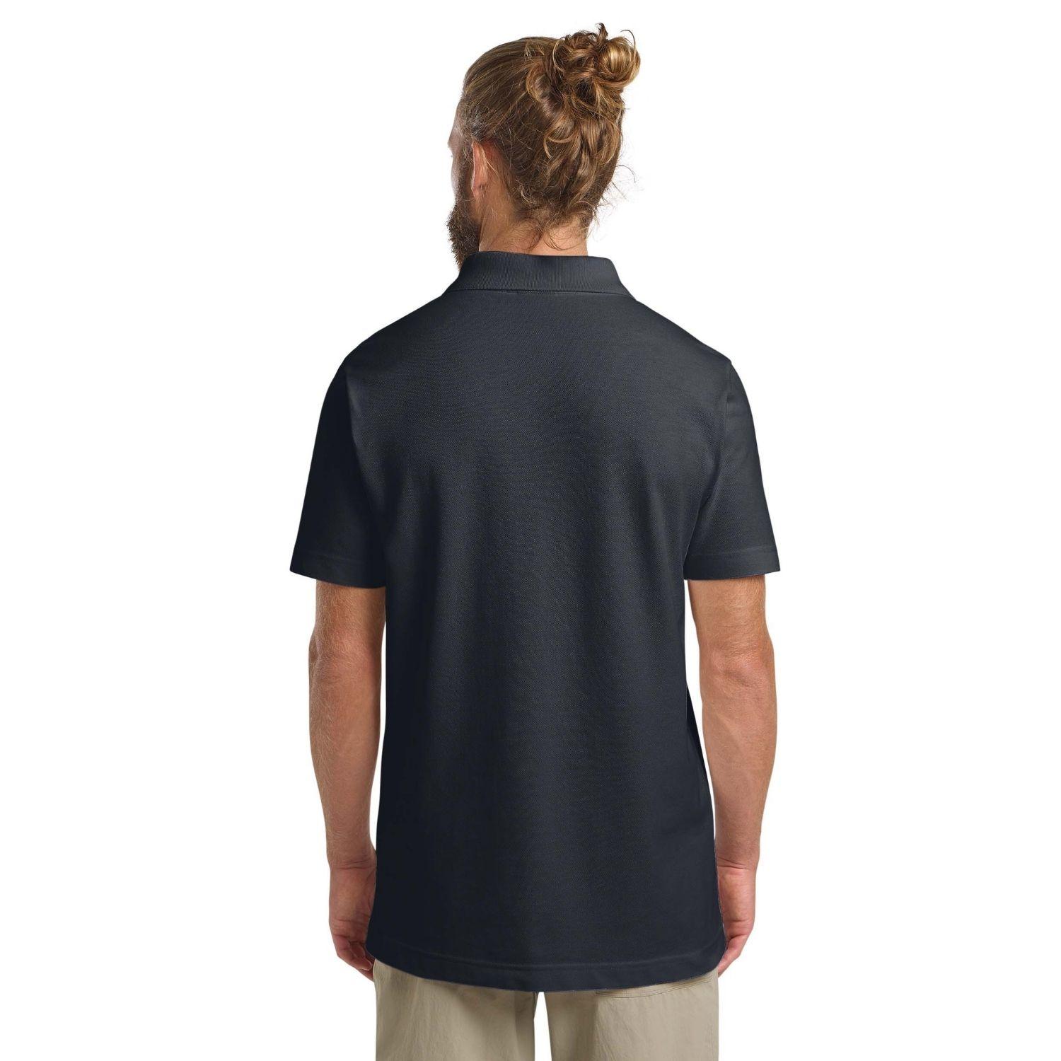 Jack Wolfskin Essential Polo Erkek Mavi Polo Tişört