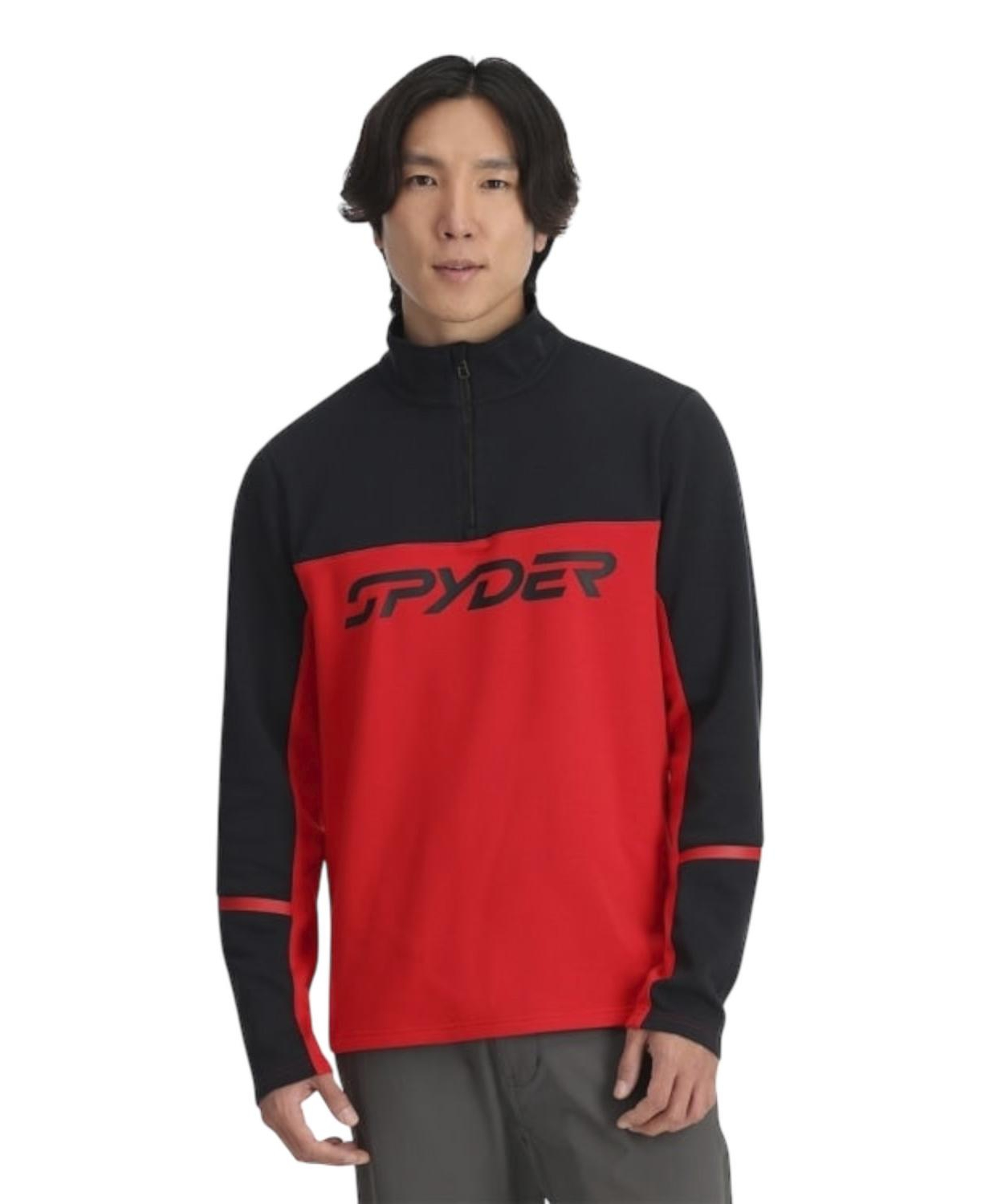 Spyder Speed Fleece 12 Zip Erkek Kırmızı İçlik Üst