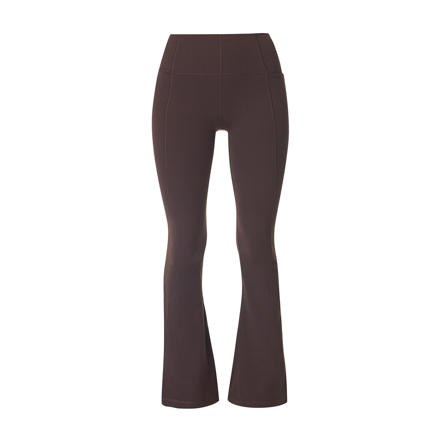 Sweaty Betty Super Soft Flare 32 Yoga Trou Kadın Kahverengi Yoga Pantolonu