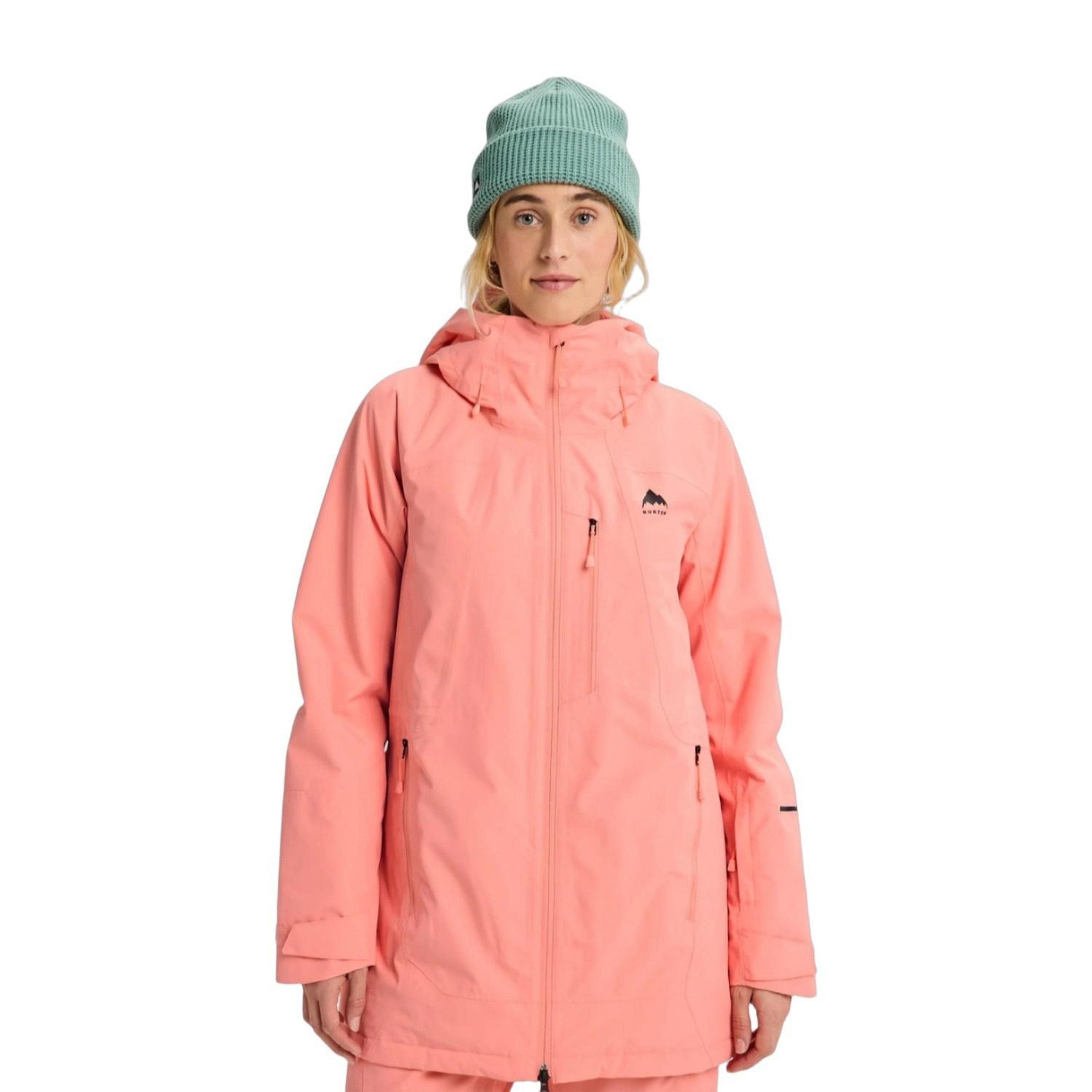 Burton Womens Reserve 2L Insulated Kadın Turuncu Snowboard Ceketi