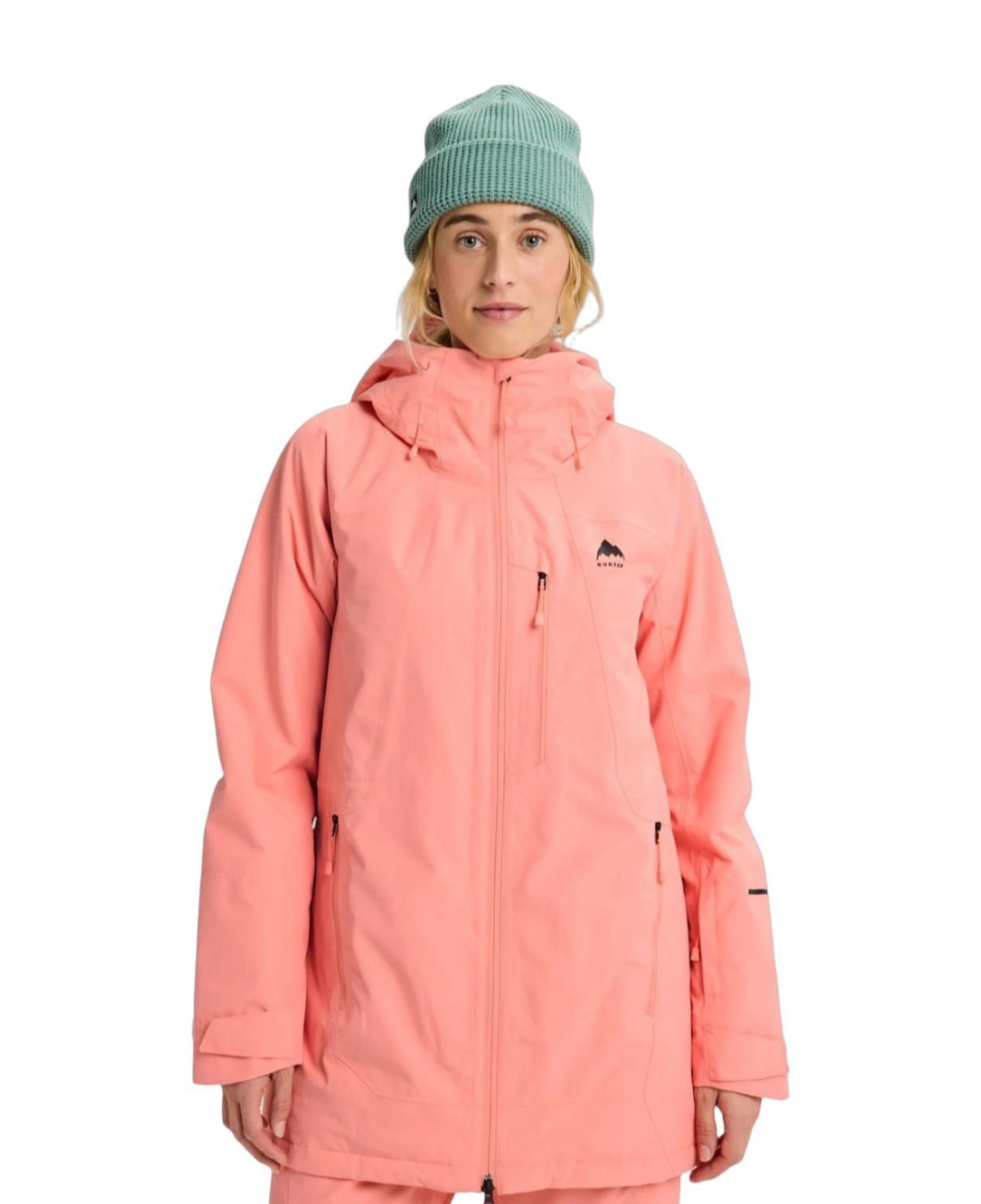 Burton Womens Reserve 2L Insulated Kadın Turuncu Snowboard Ceketi
