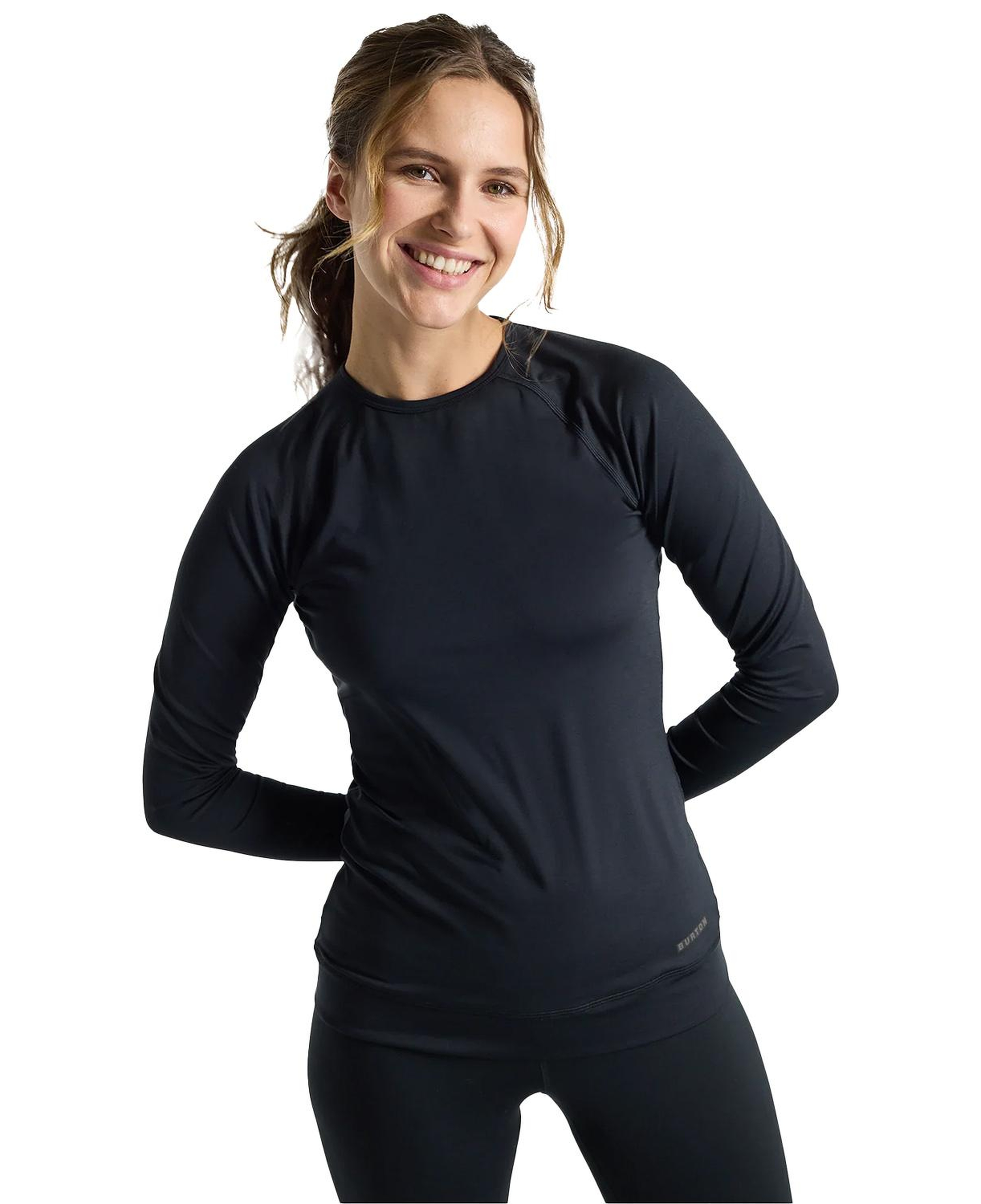 Burton Womens Lightweight X Crew Kadın Siyah İçlik Üst