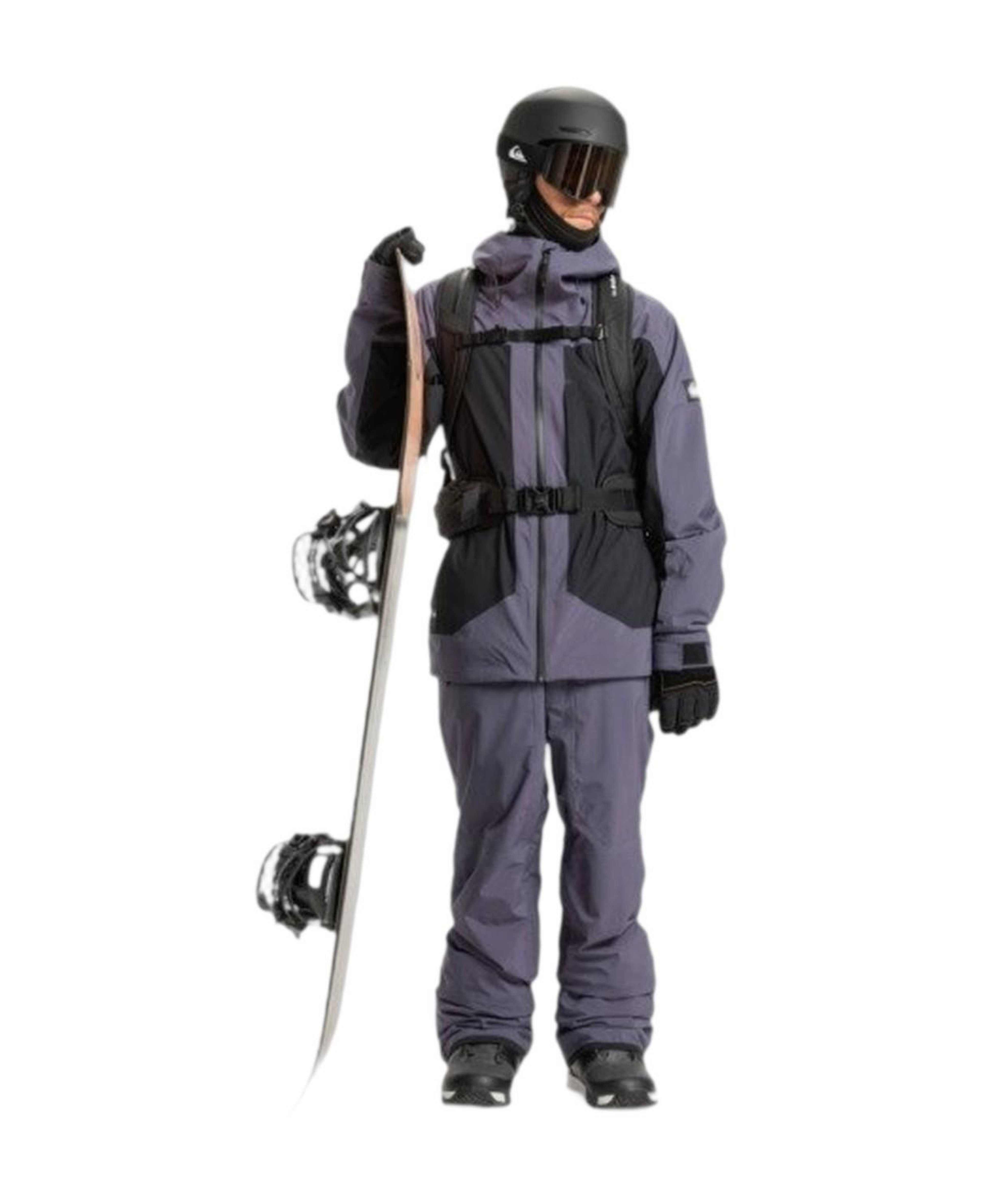 Quiksilver Ultralight Stre Erkek Mor Snowboard Ceketi