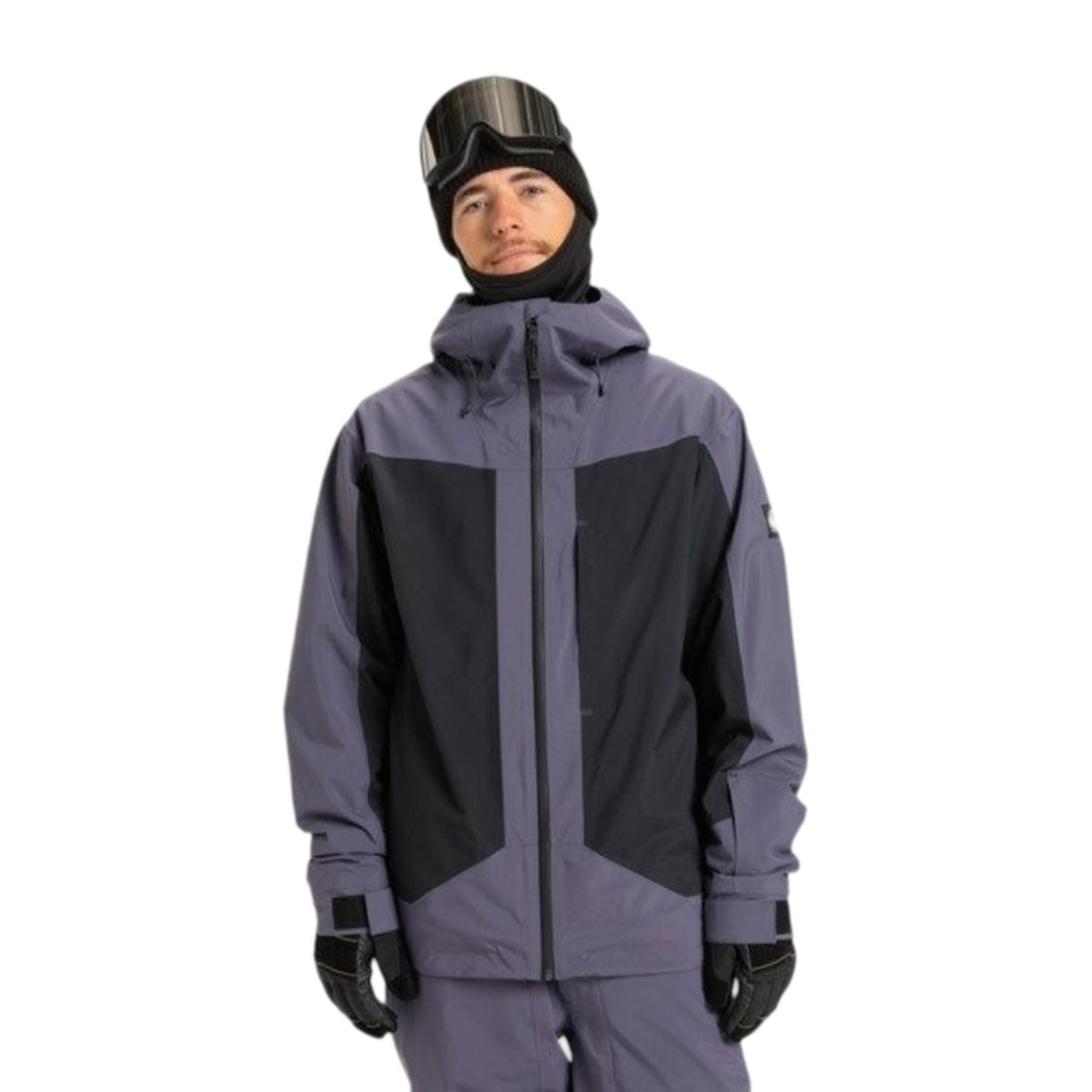 Quiksilver Ultralight Stre Erkek Mor Snowboard Ceketi