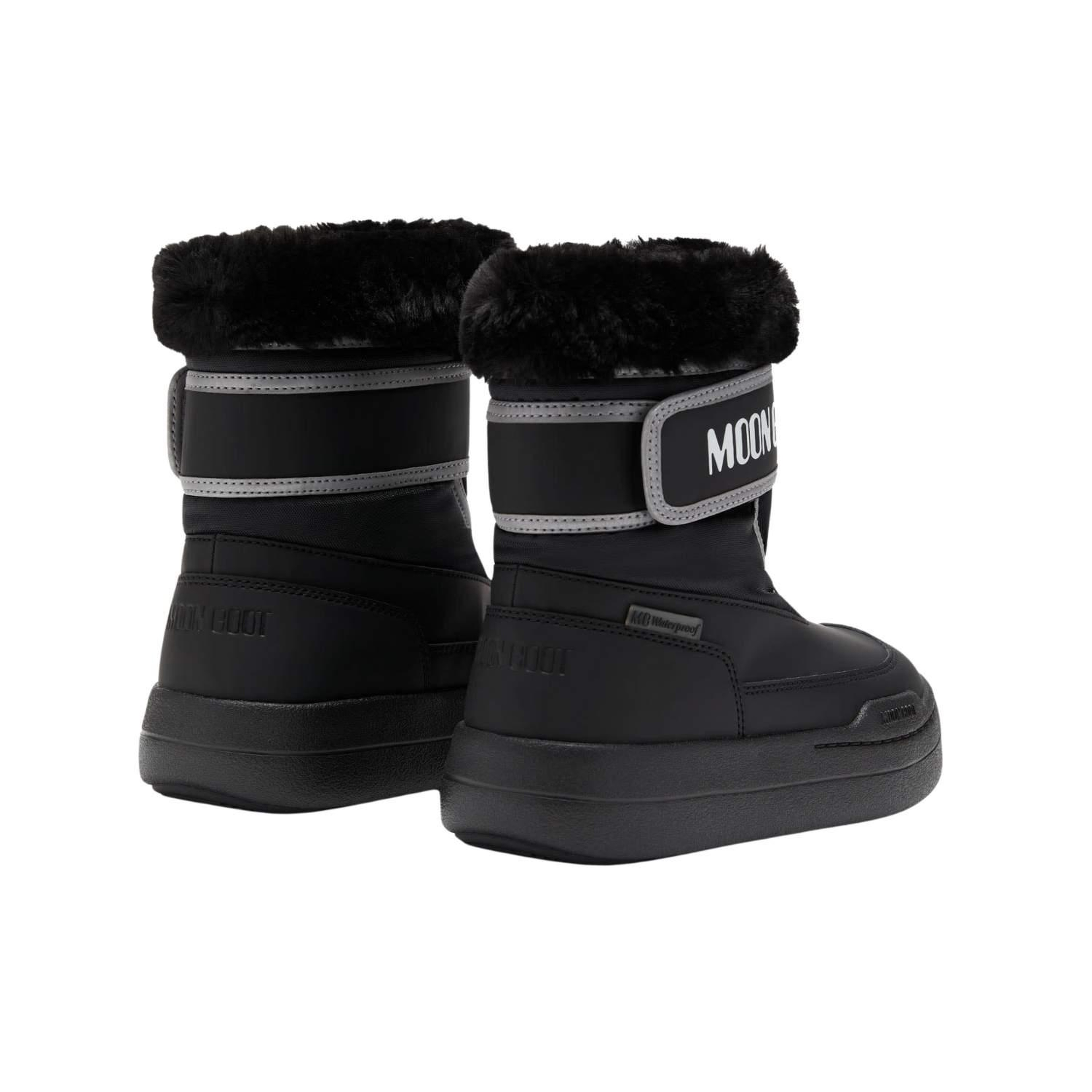 Moon Boot Mb Park Strap Unisex Çocuk Siyah Kar Botu