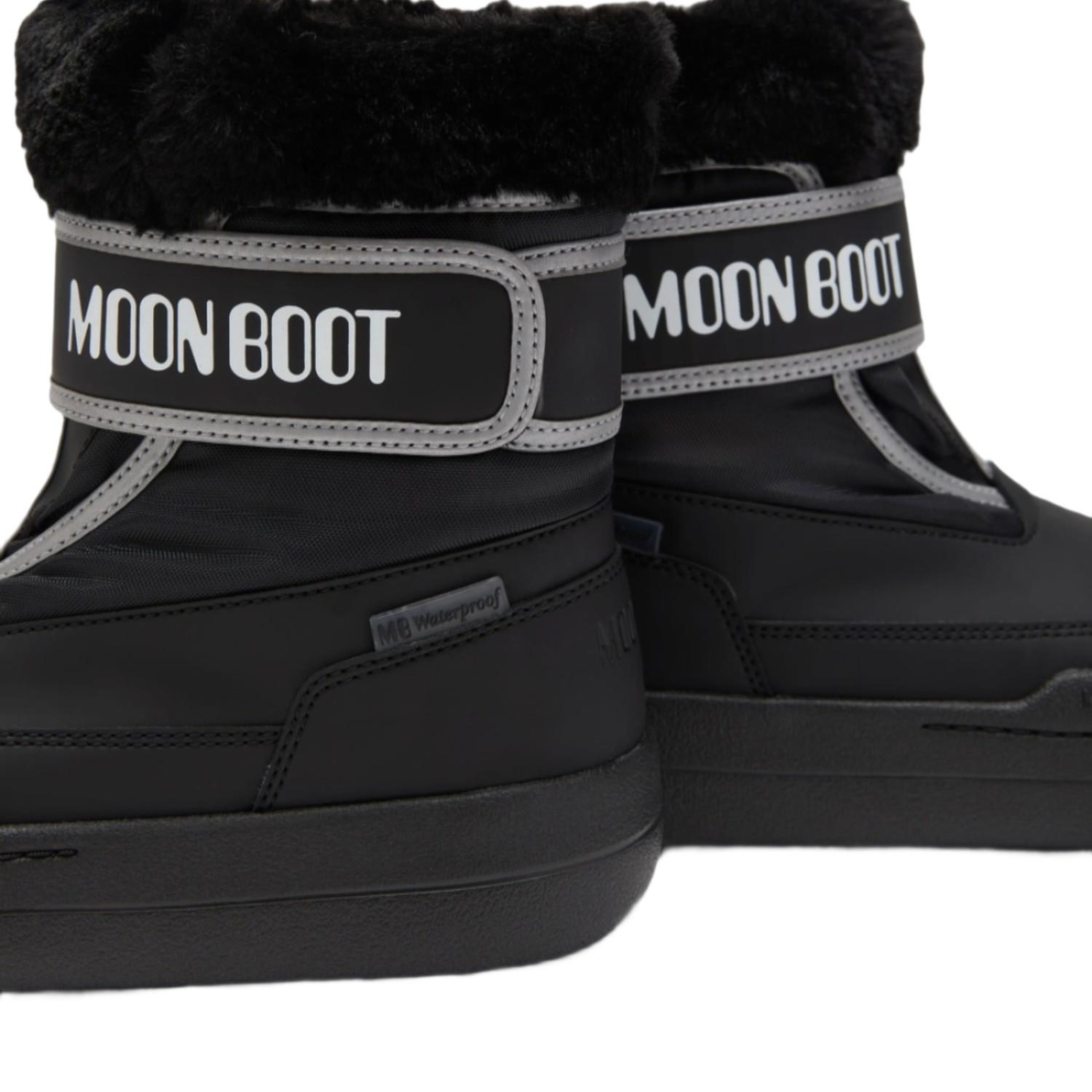 Moon Boot Mb Park Strap Unisex Çocuk Siyah Kar Botu