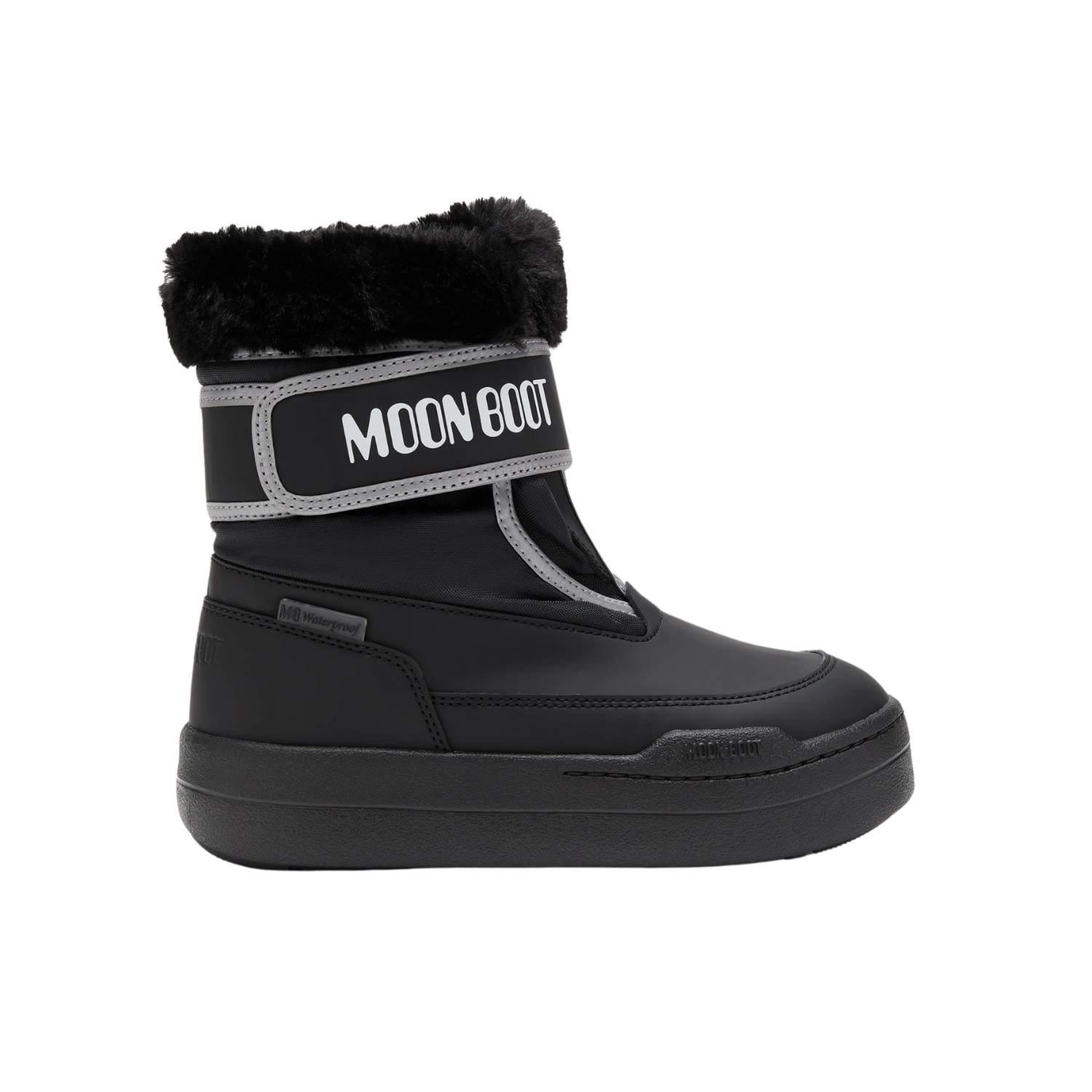 Moon Boot Mb Park Strap Unisex Çocuk Siyah Kar Botu