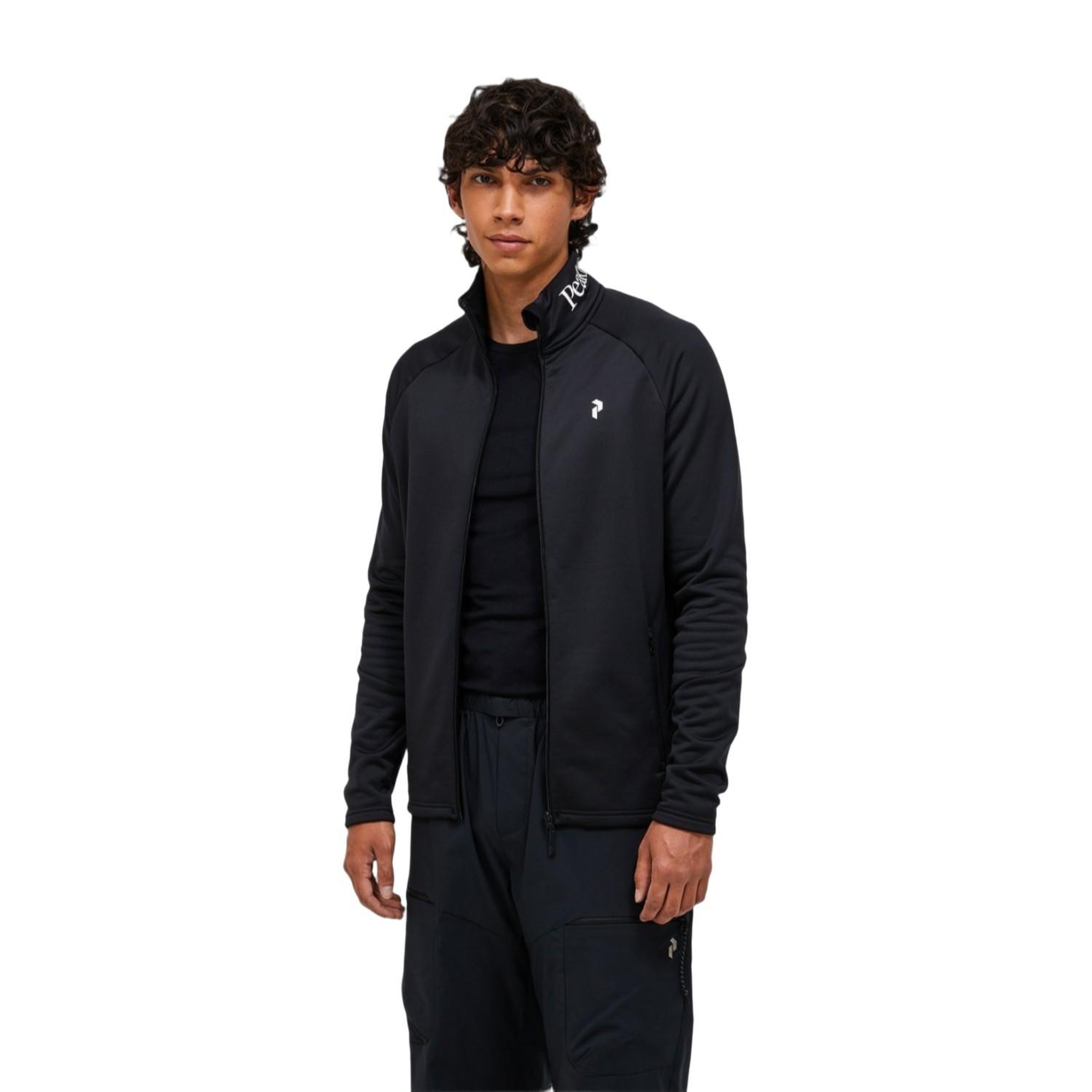 Peak Performance Rider Essentials Zip Erkek Siyah Fleece