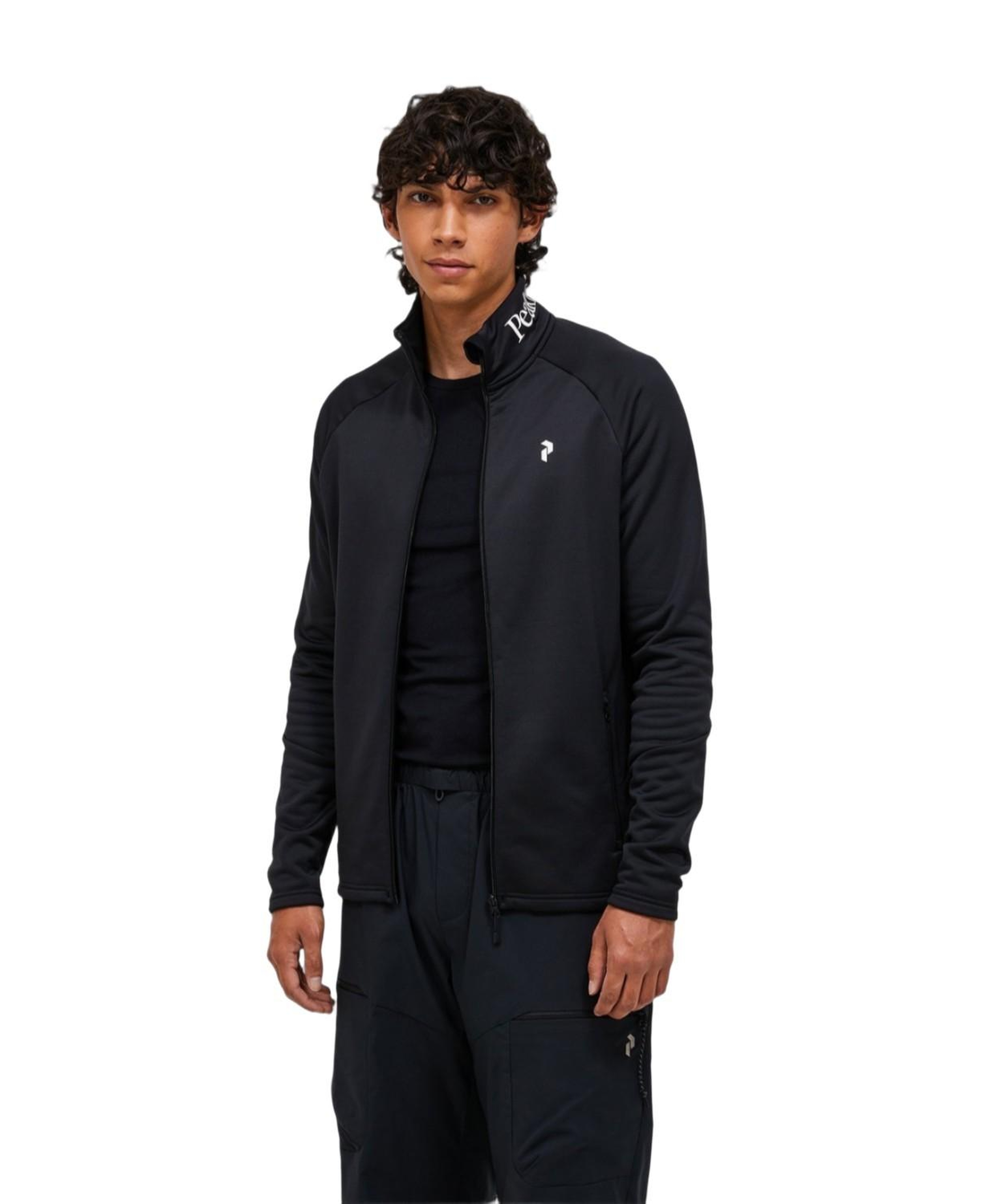 Peak Performance Rider Essentials Zip Erkek Siyah Fleece