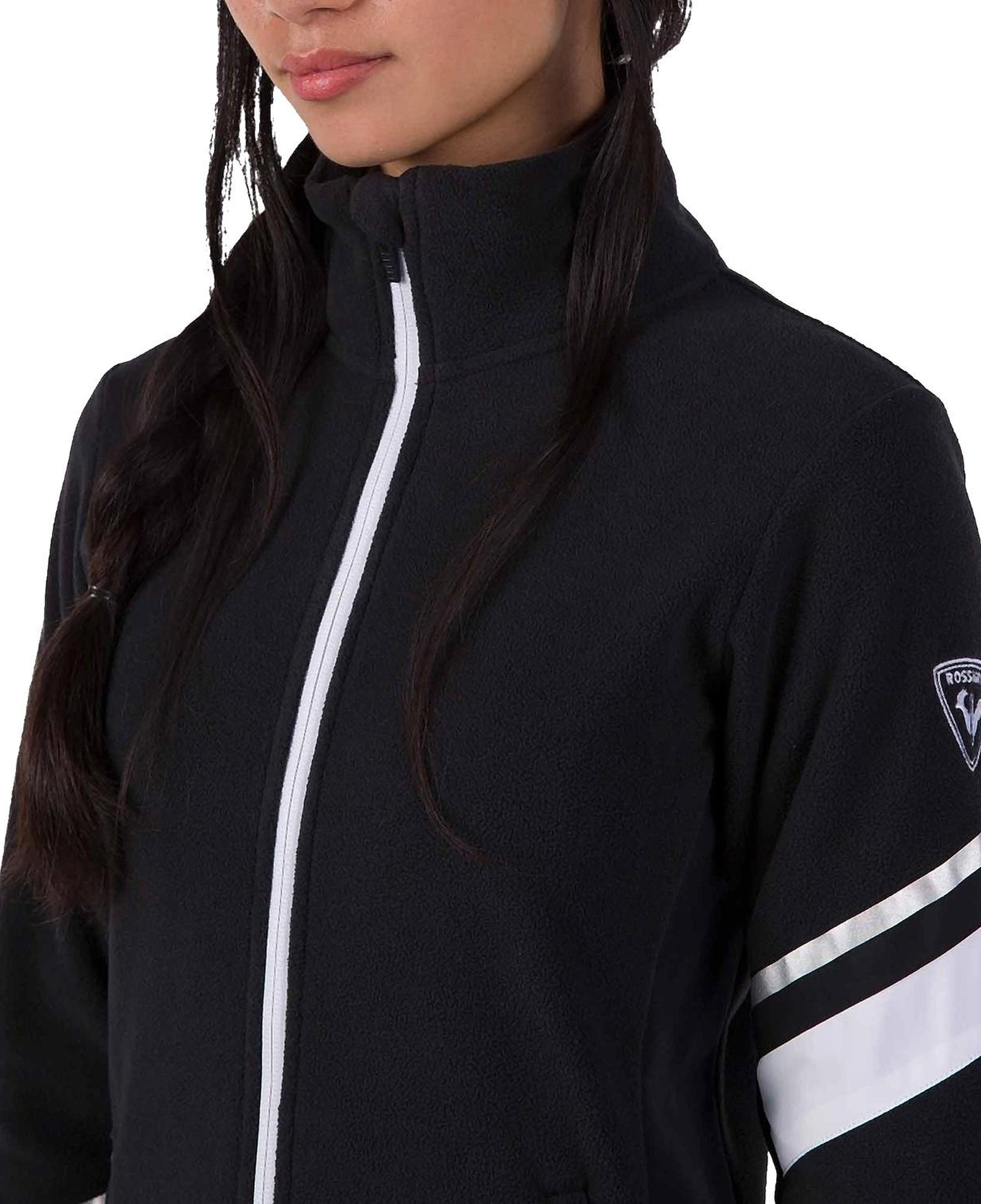 Rossignol Strawpile Fleece Fz Kadın Siyah İçlik Üst