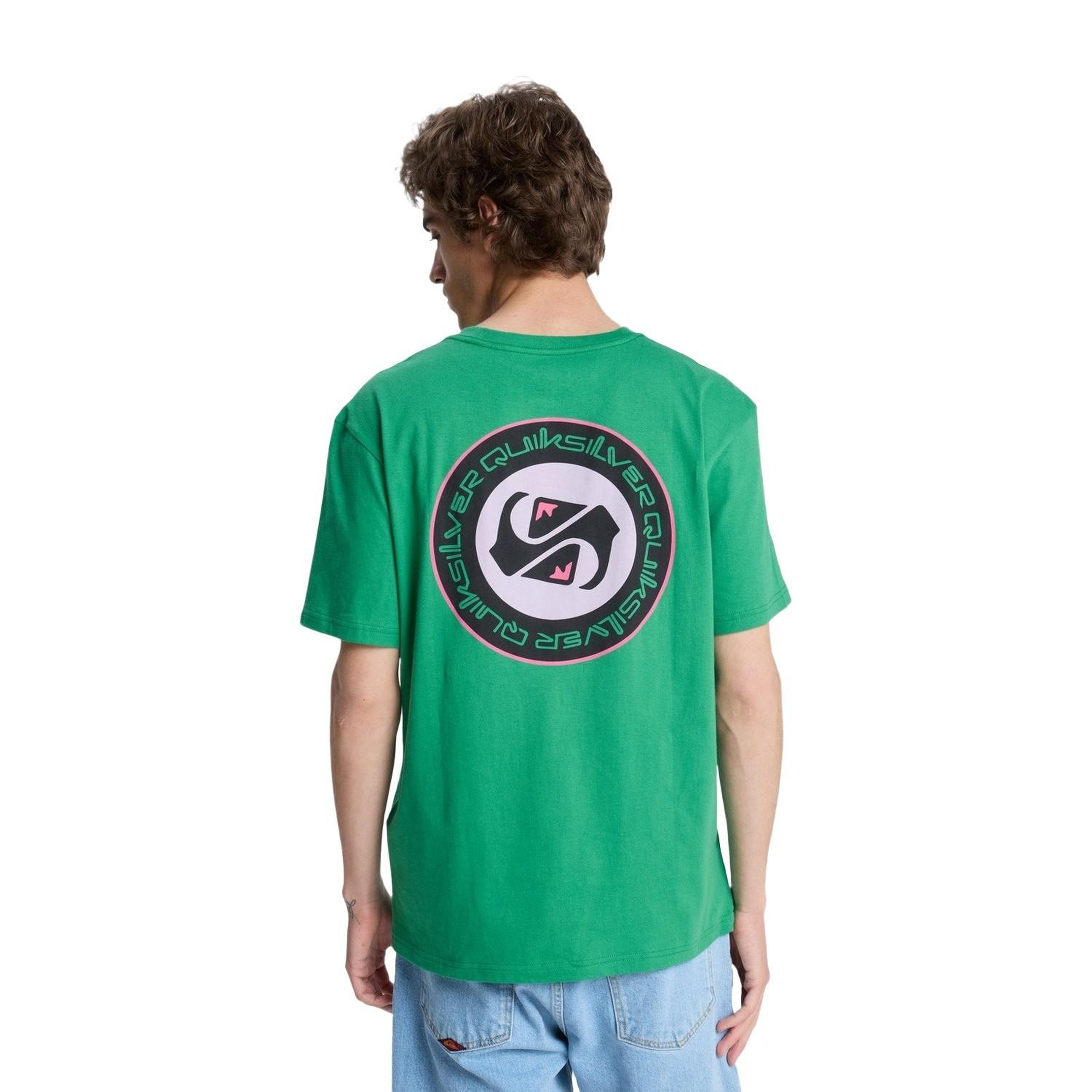 Quiksilver Ev Duality Erkek Yeşil Tişört